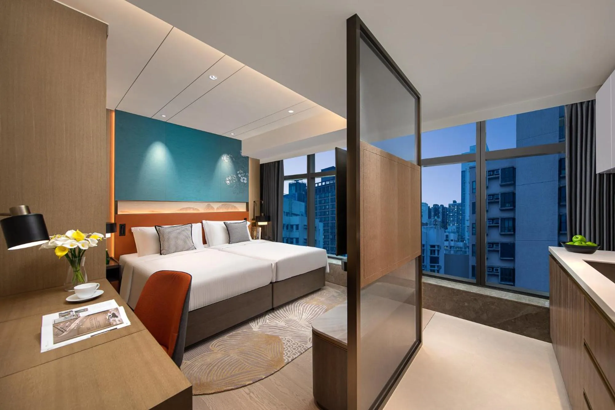 Bed in Ascott North Point Hong Kong