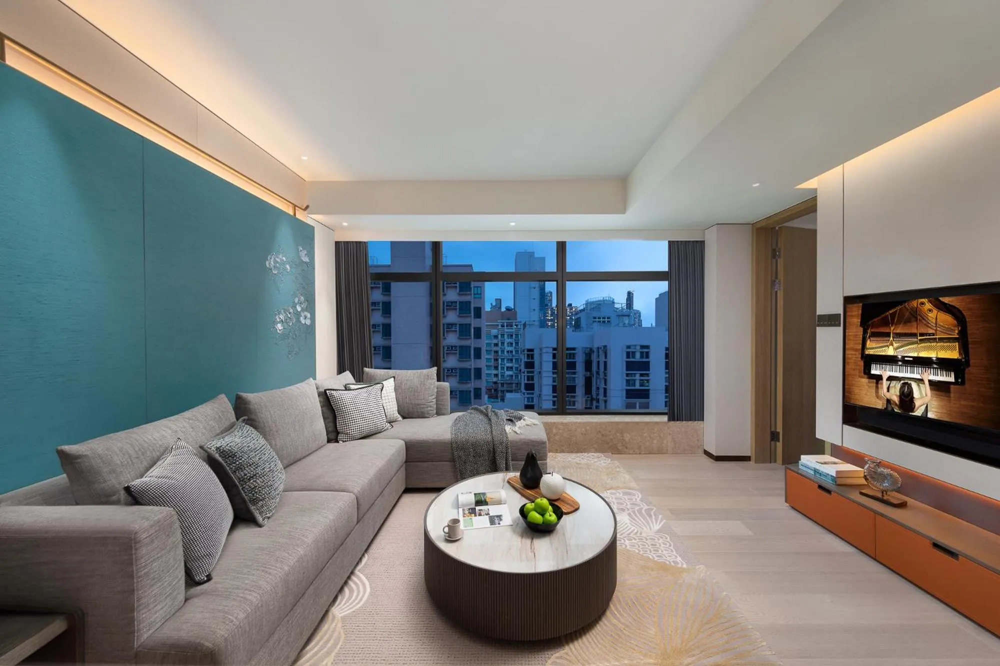 Living room in Ascott North Point Hong Kong
