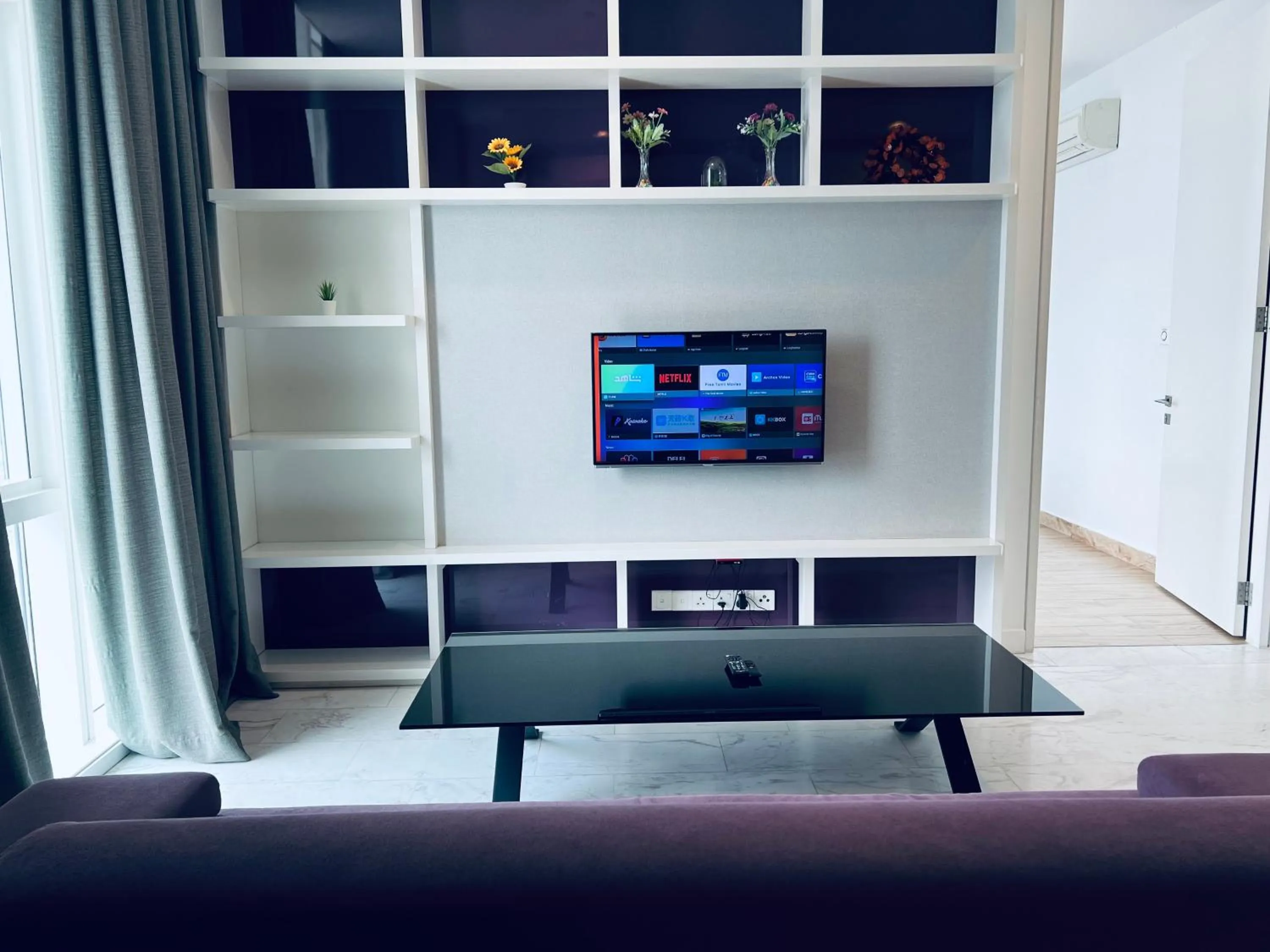 TV and multimedia in Astern Suites at Platinum KLCC