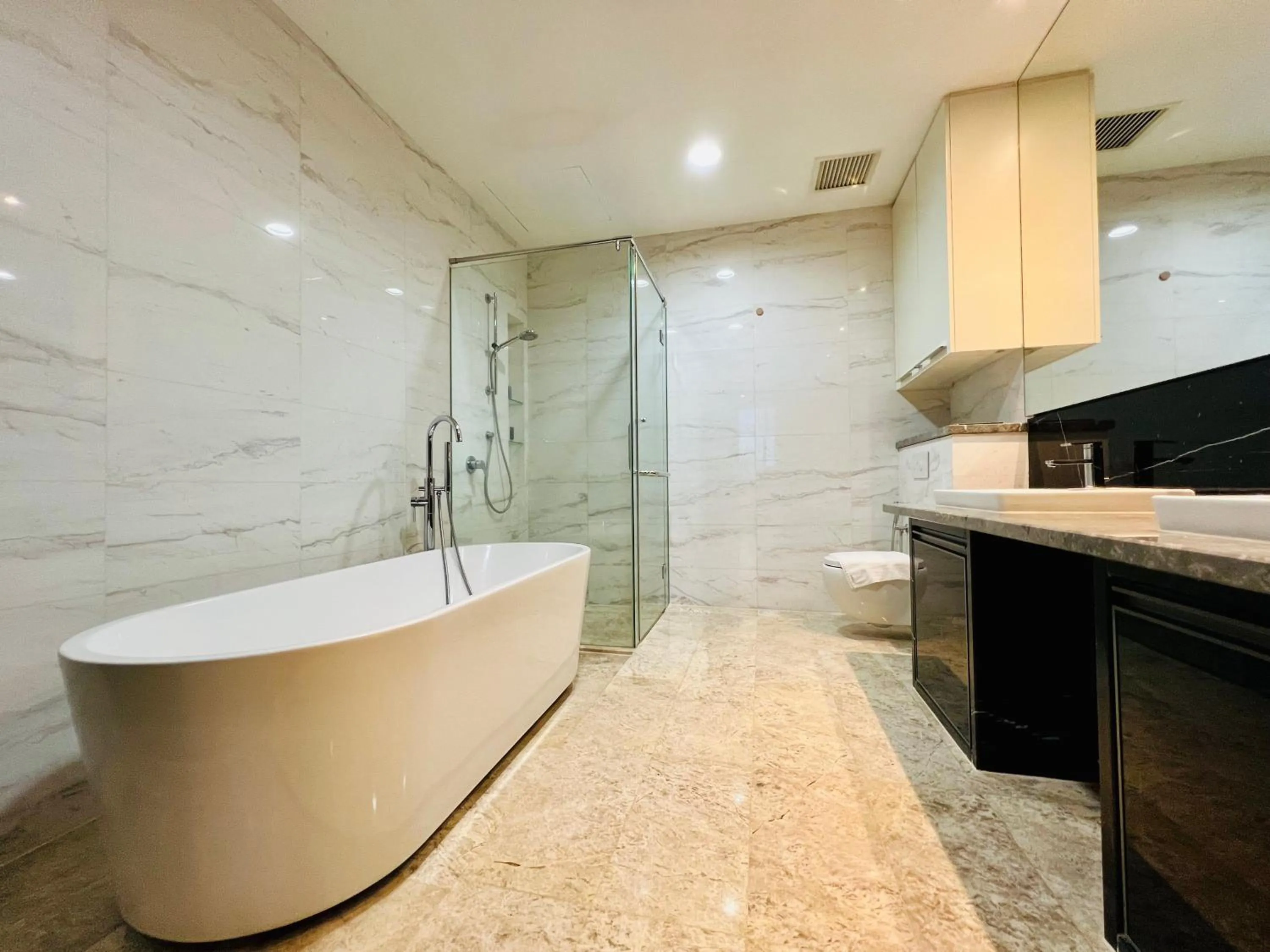 Shower in Astern Suites at Platinum KLCC