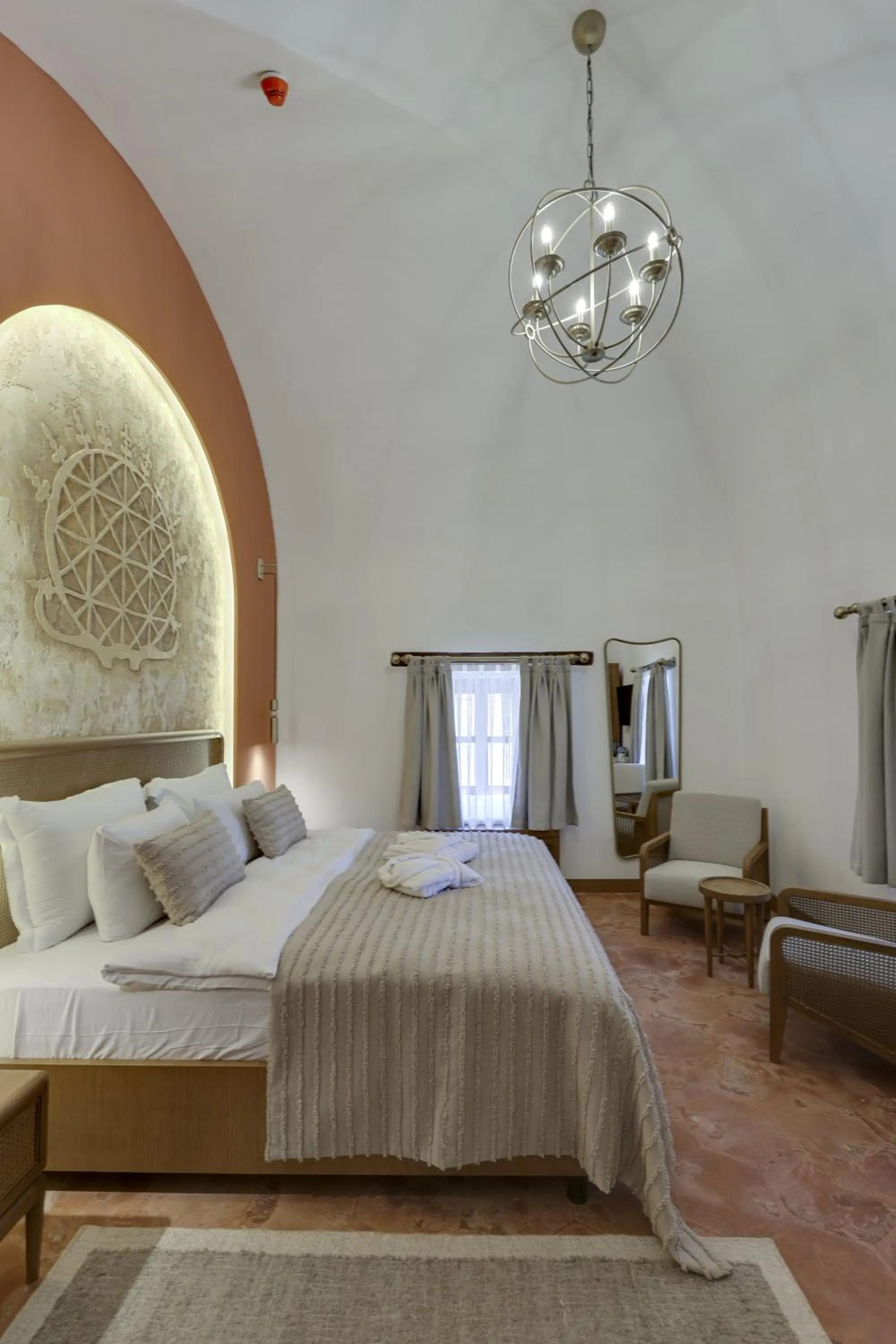 Bed in Silk Road Museum Hotel