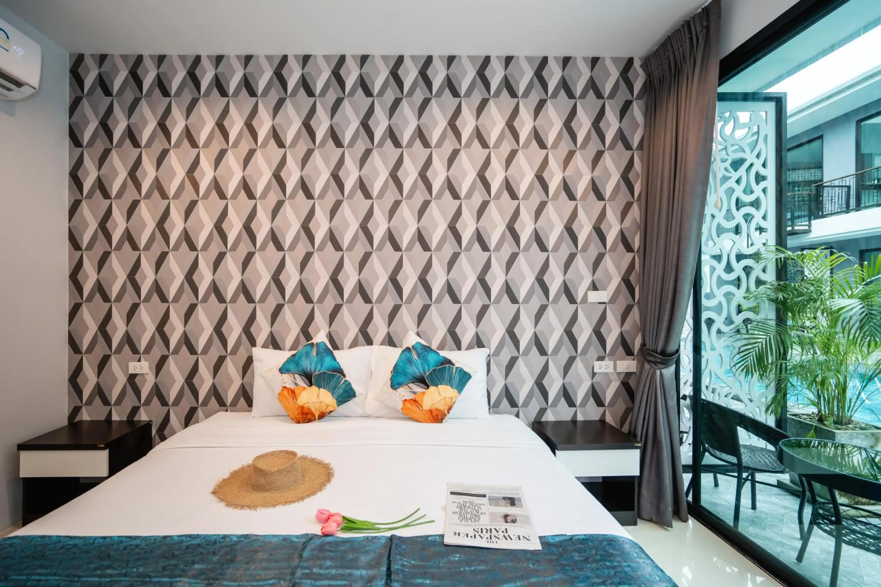 Bed in Chanakarn Pool Access Rawai