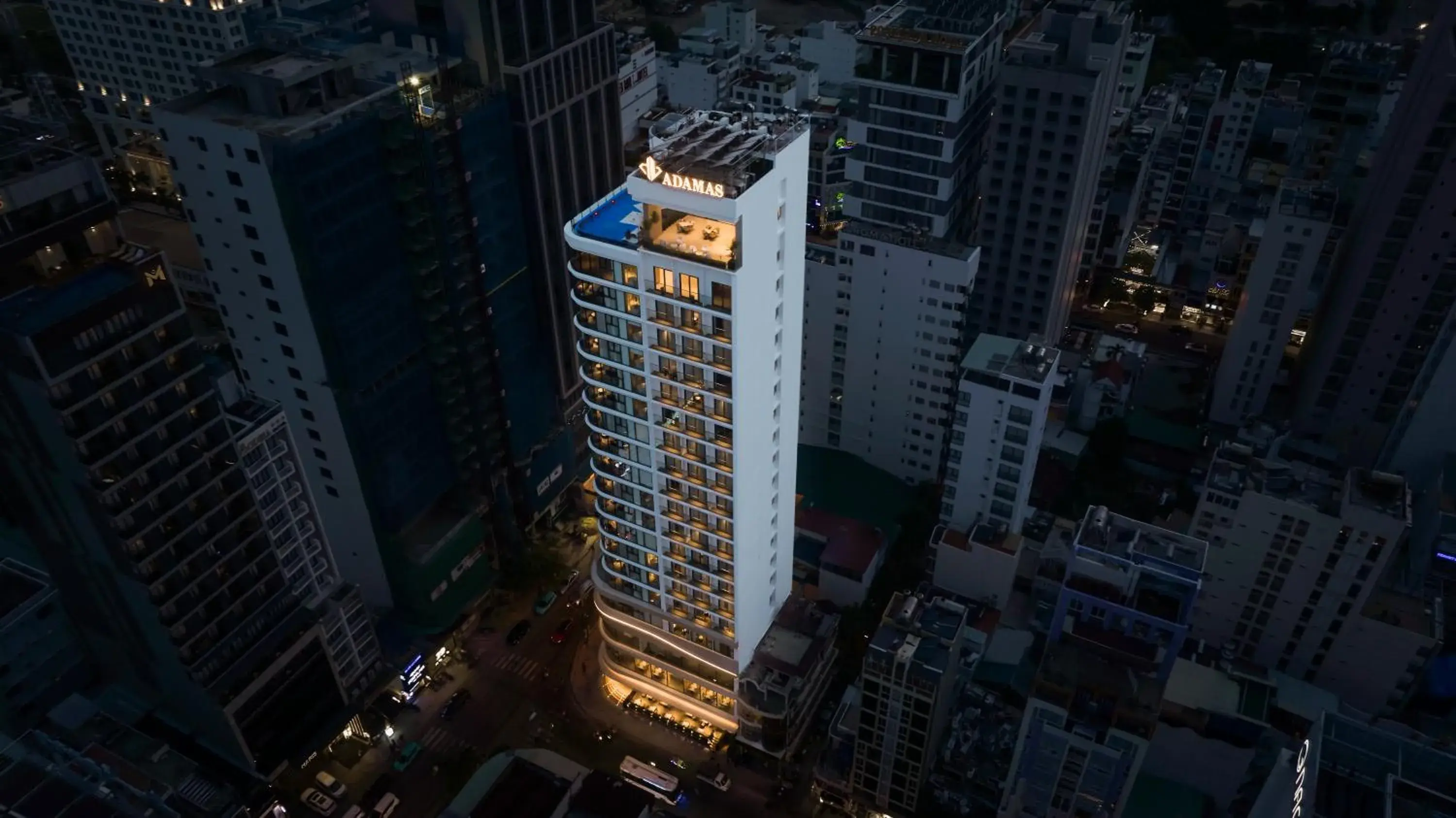 Property building in Adamas Boutique Hotel Nha Trang Property building in Adamas Boutique Hotel Nha Trang