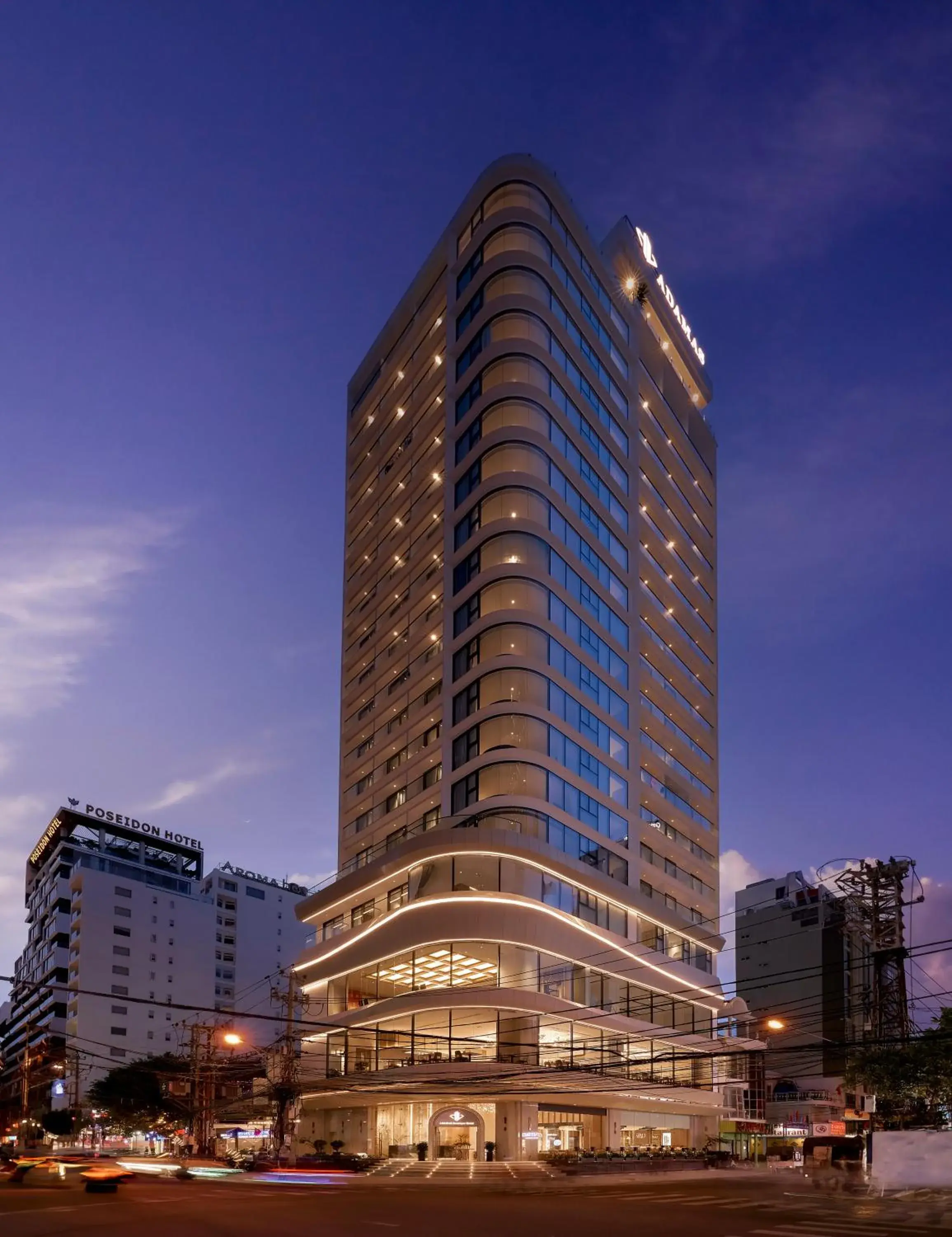 Property building in Adamas Boutique Hotel Nha Trang Property building in Adamas Boutique Hotel Nha Trang