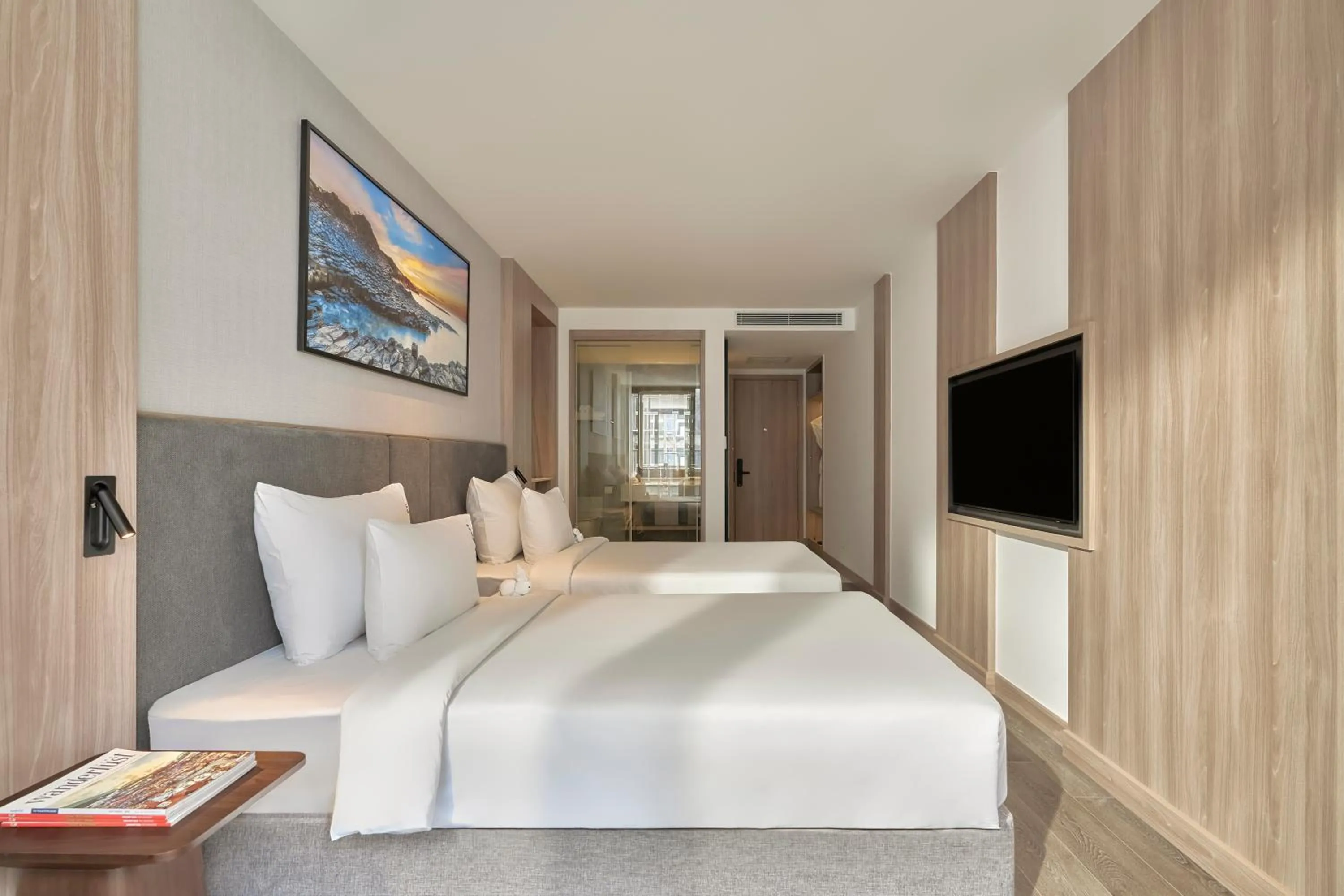 Bed in Adamas Boutique Hotel Nha Trang