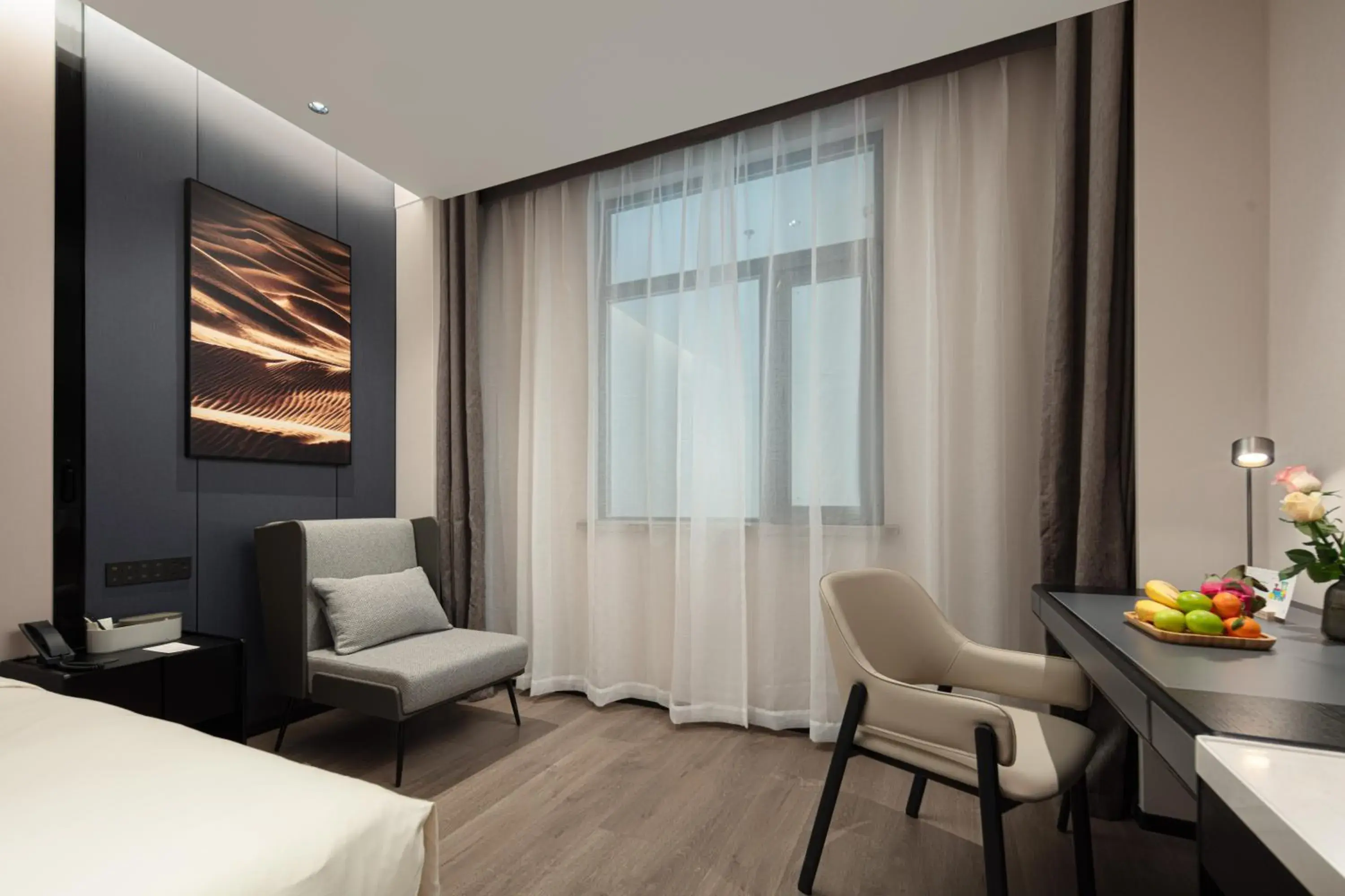 Bed in Atour Hotel Shanghai South Station Shilong Road Bed in Atour Hotel Shanghai South Station Shilong Road