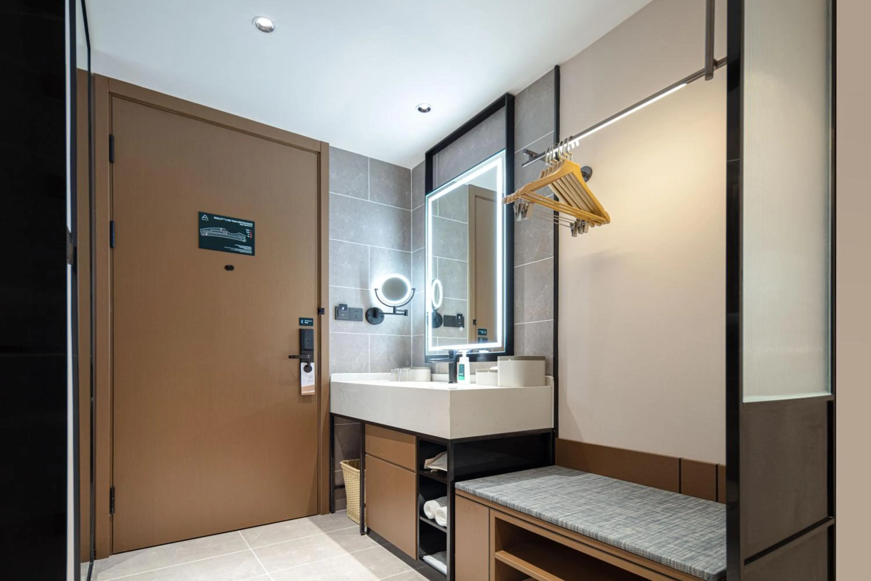 Bed in Atour Hotel Shanghai South Station Shilong Road