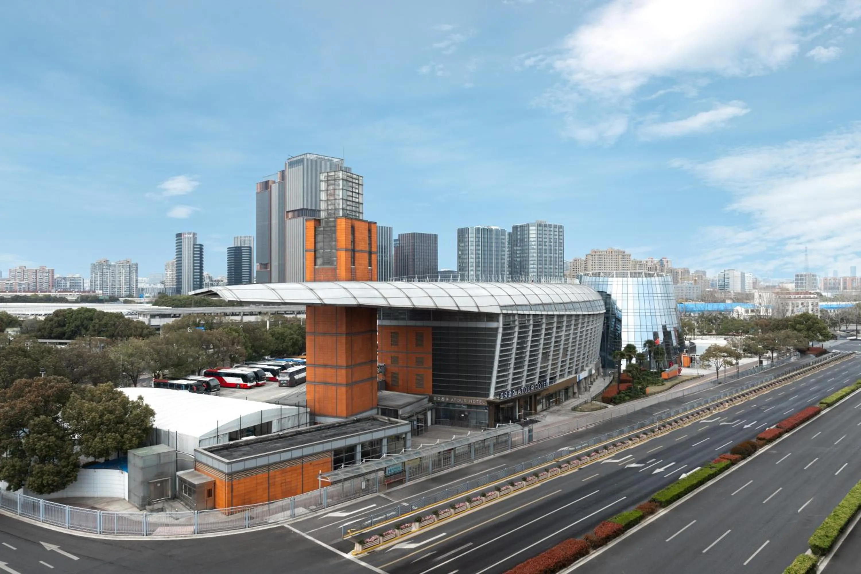 Property building in Atour Hotel Shanghai South Station Shilong Road