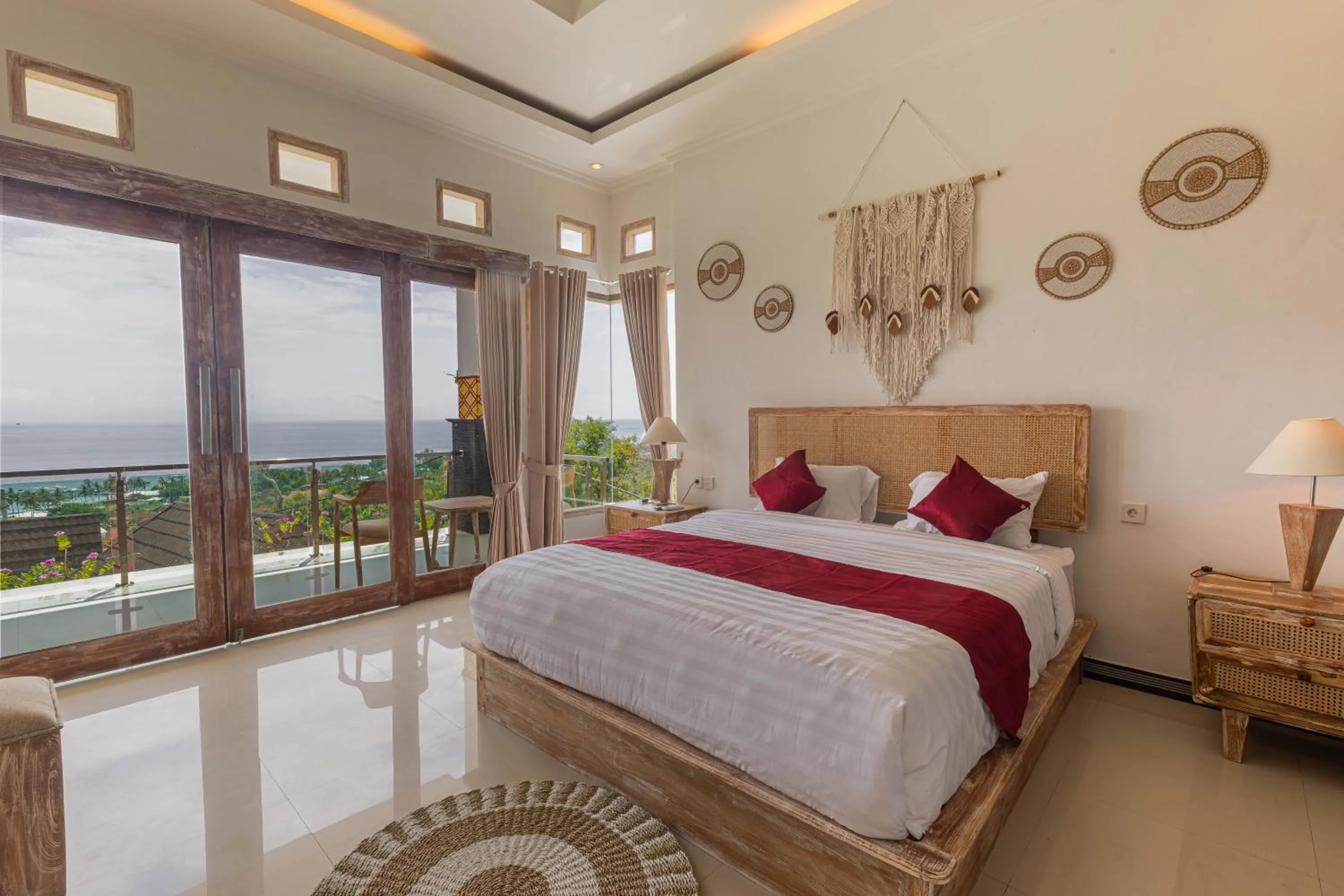Bed in D'Arya Sea View
