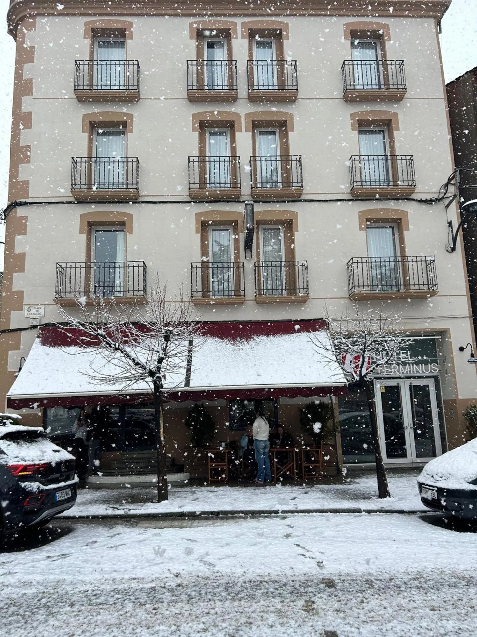 Facade/entrance in Hotel Terminus