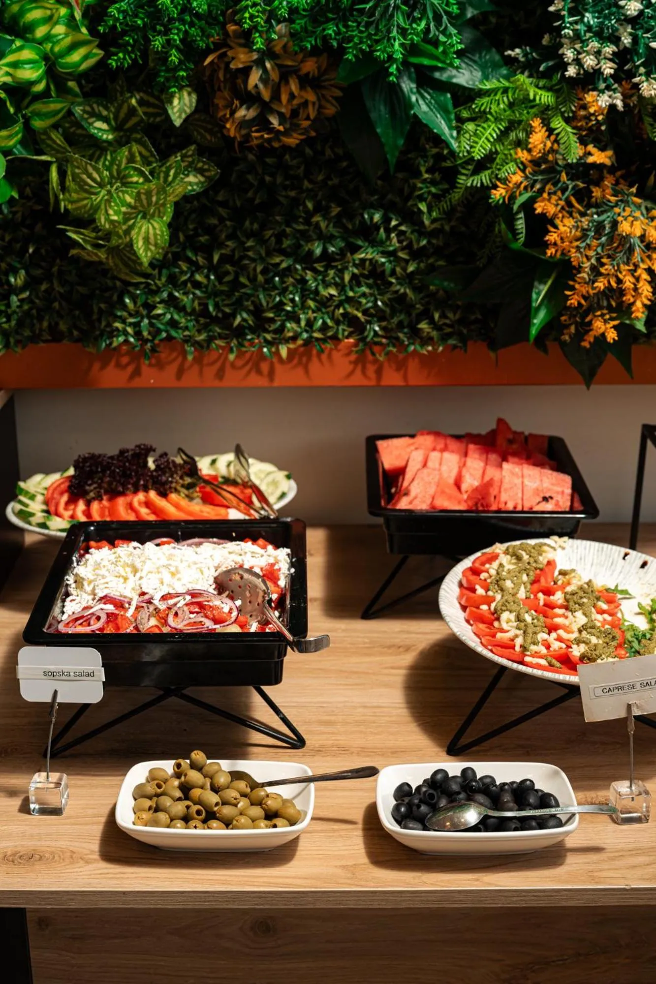 Buffet breakfast in Invictus Hotel