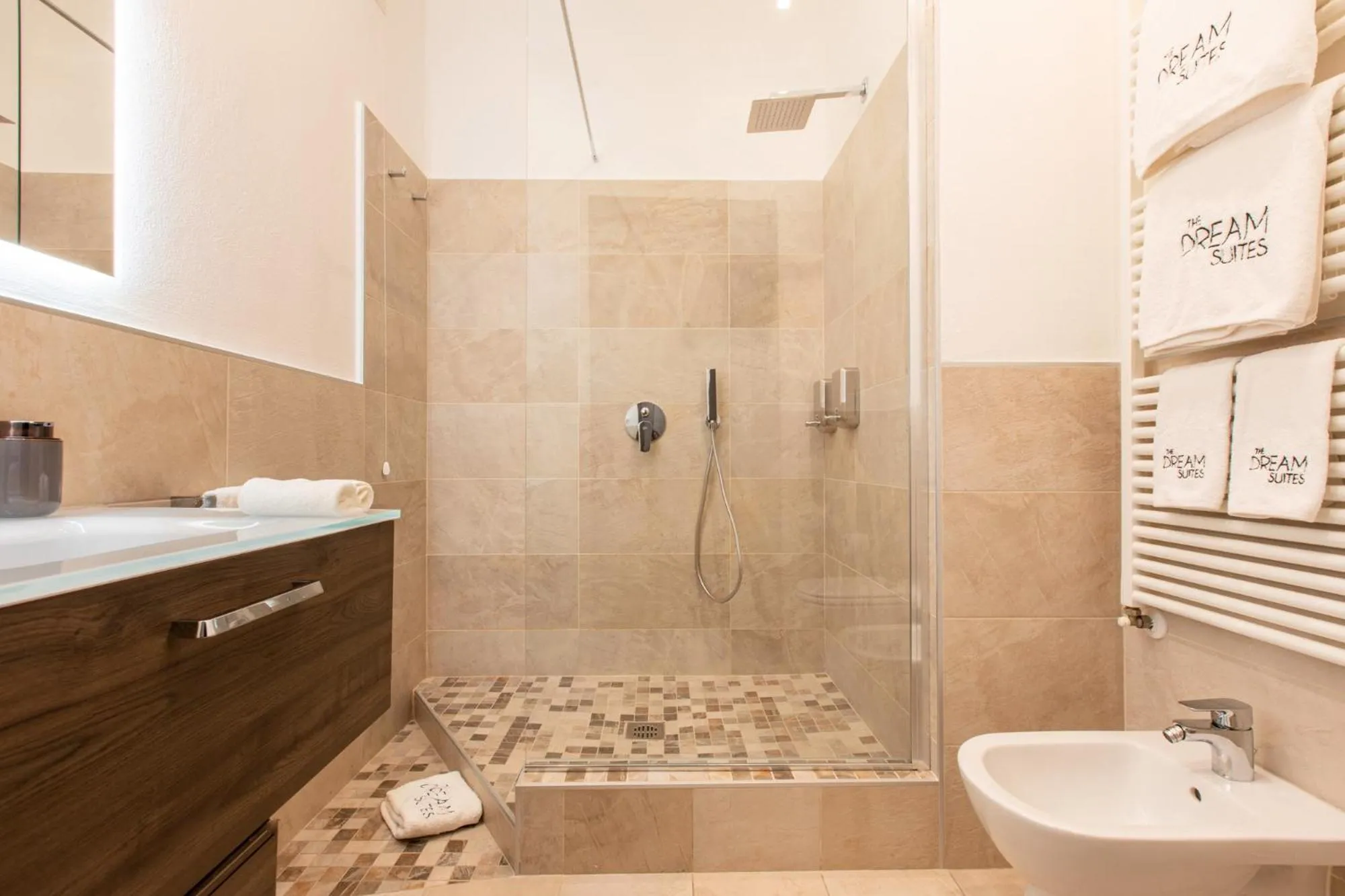 Shower in the dream suites