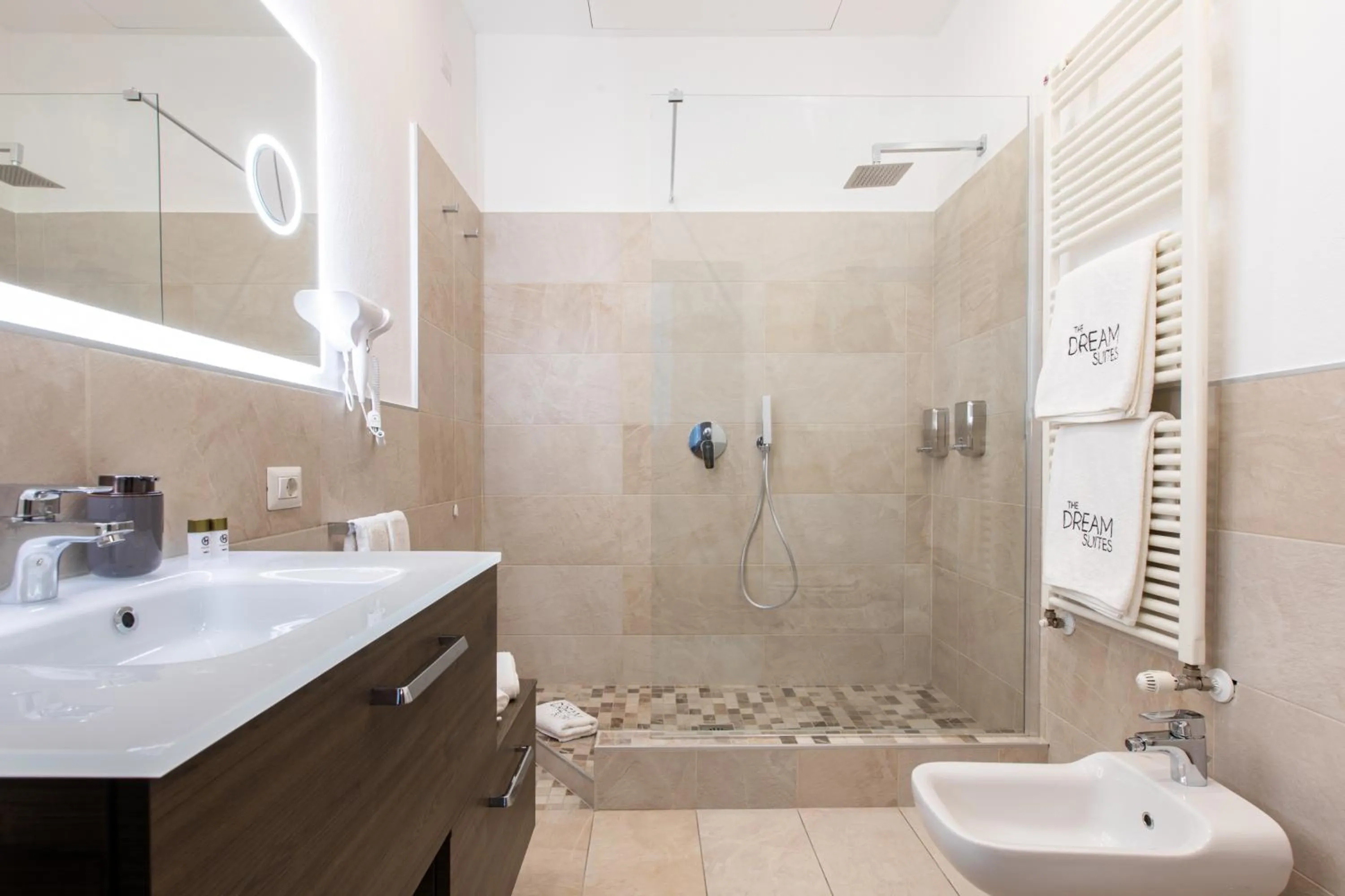 Shower in the dream suites