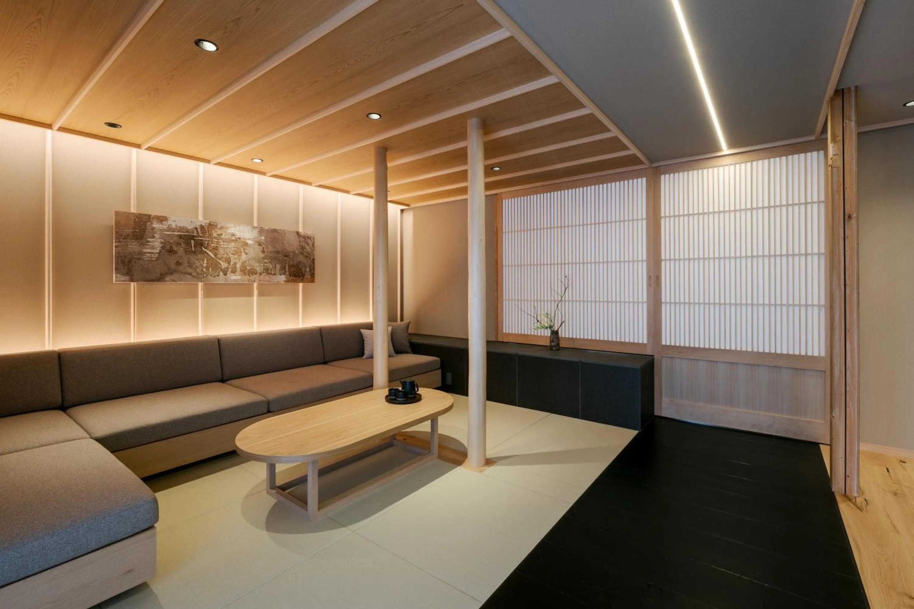 Living room in ANJIN Gosho Ebisugawa