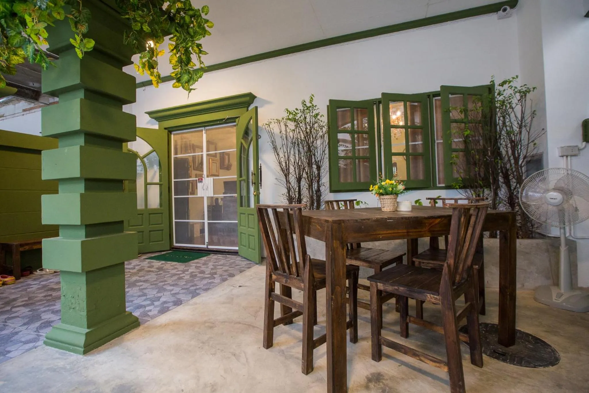 Dining area in Iroom Boutique House