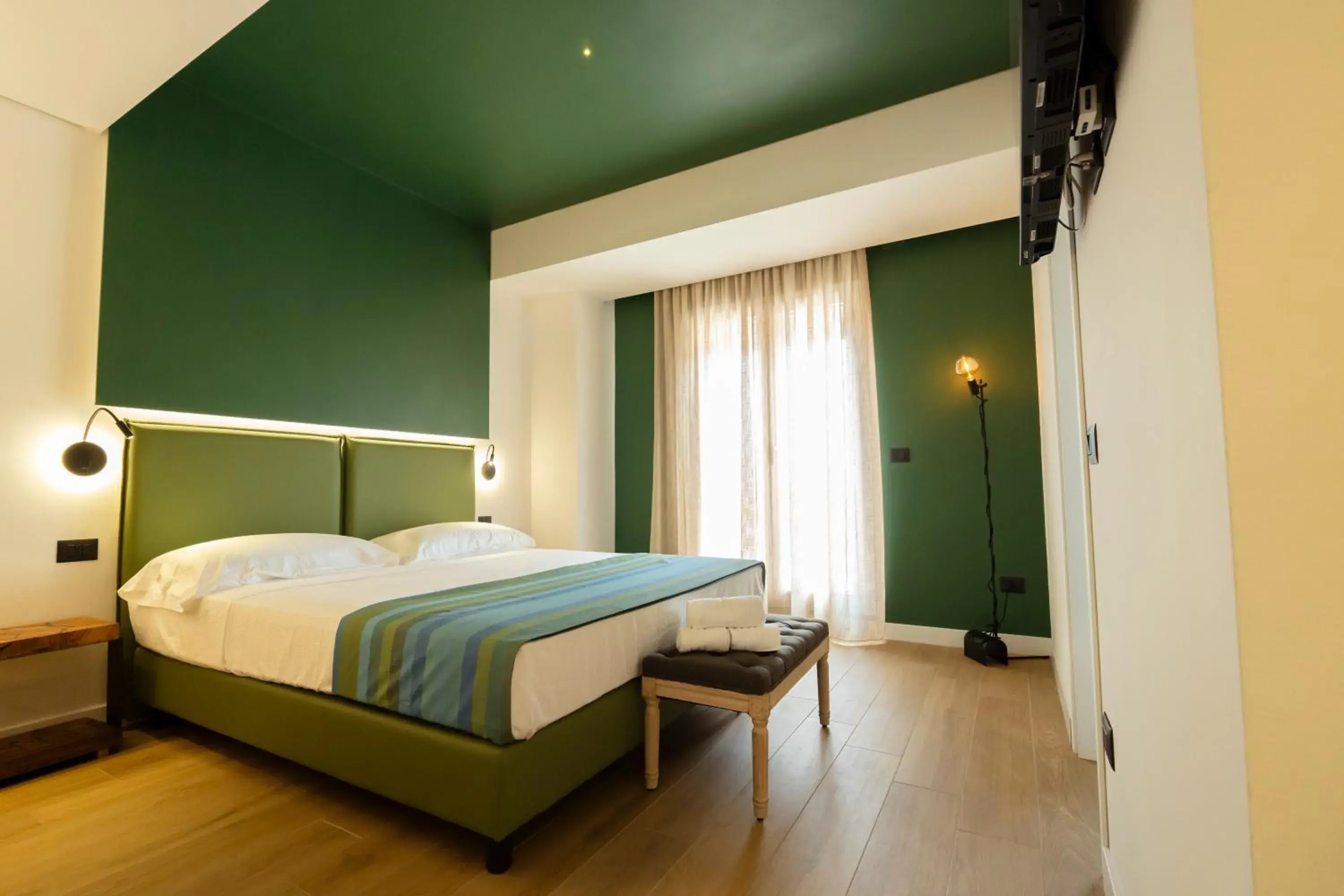 Double Room with Terrace in Hotel Ristorante Le Rose Double Room with Terrace in Hotel Ristorante Le Rose