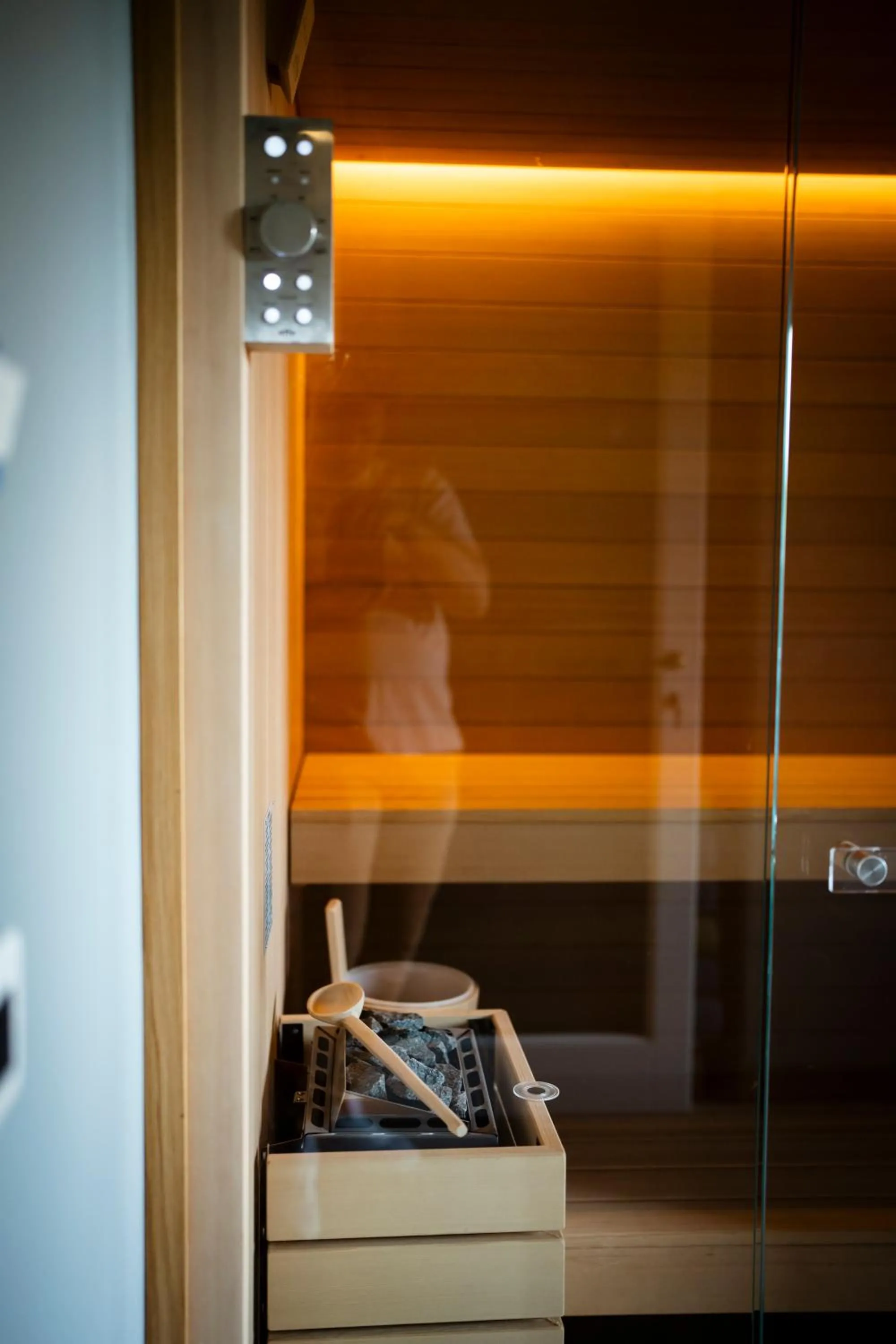 Sauna in Hotel Ristorante Le Rose