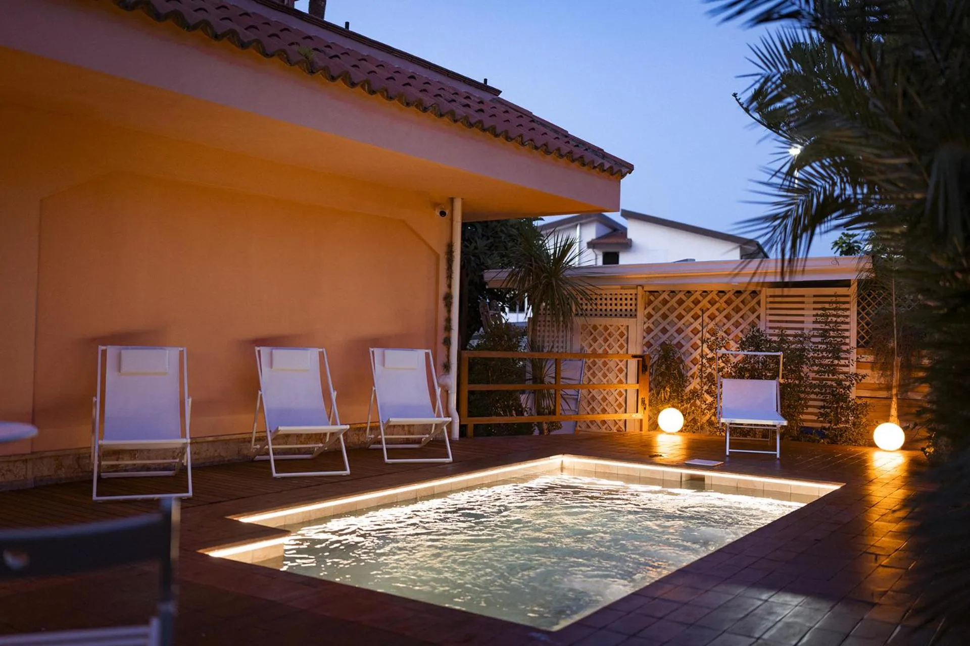 Pool view in Hotel Ristorante Le Rose