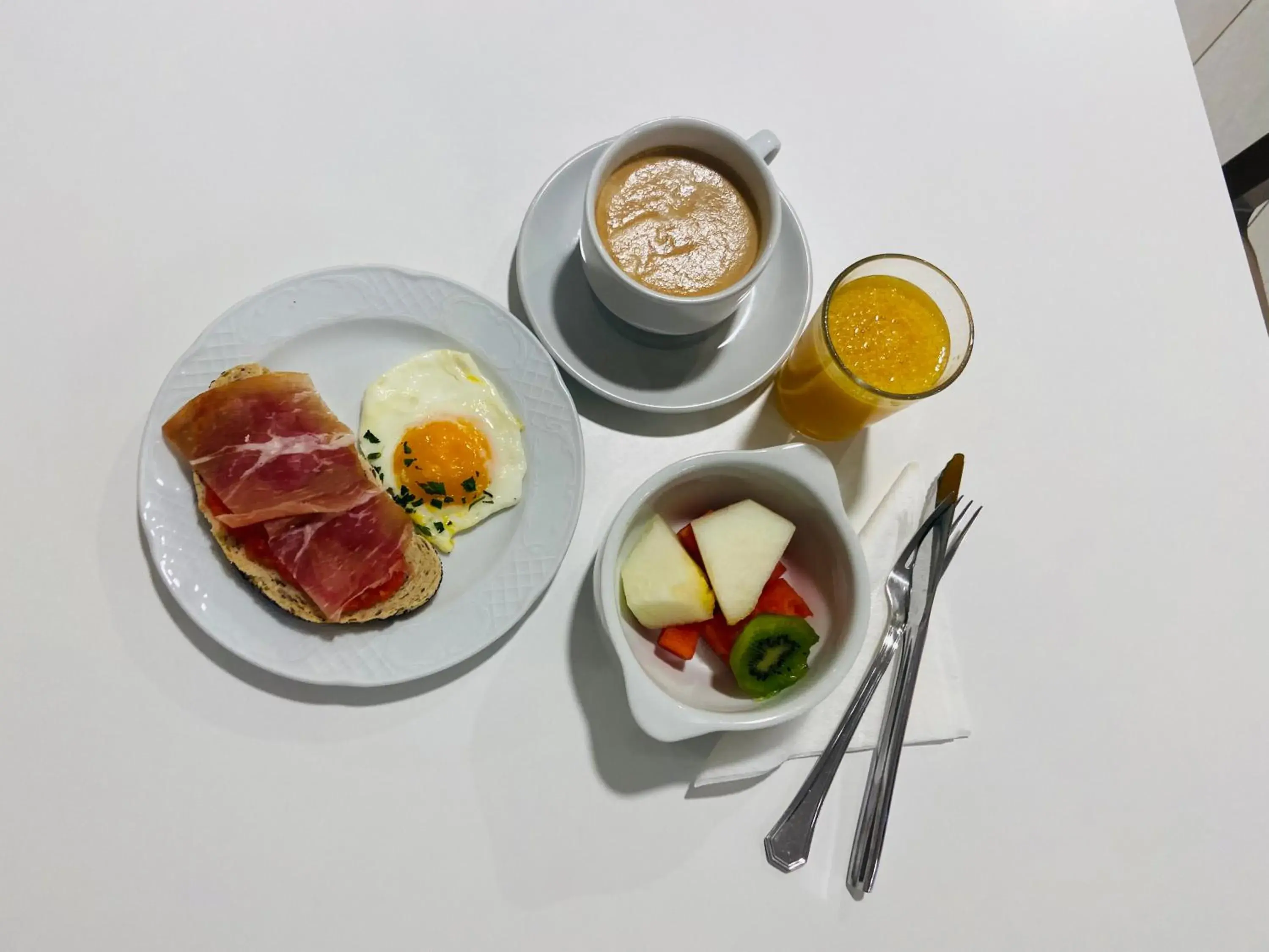 Buffet breakfast in Hotel Los Jazmines Buffet breakfast in Hotel Los Jazmines