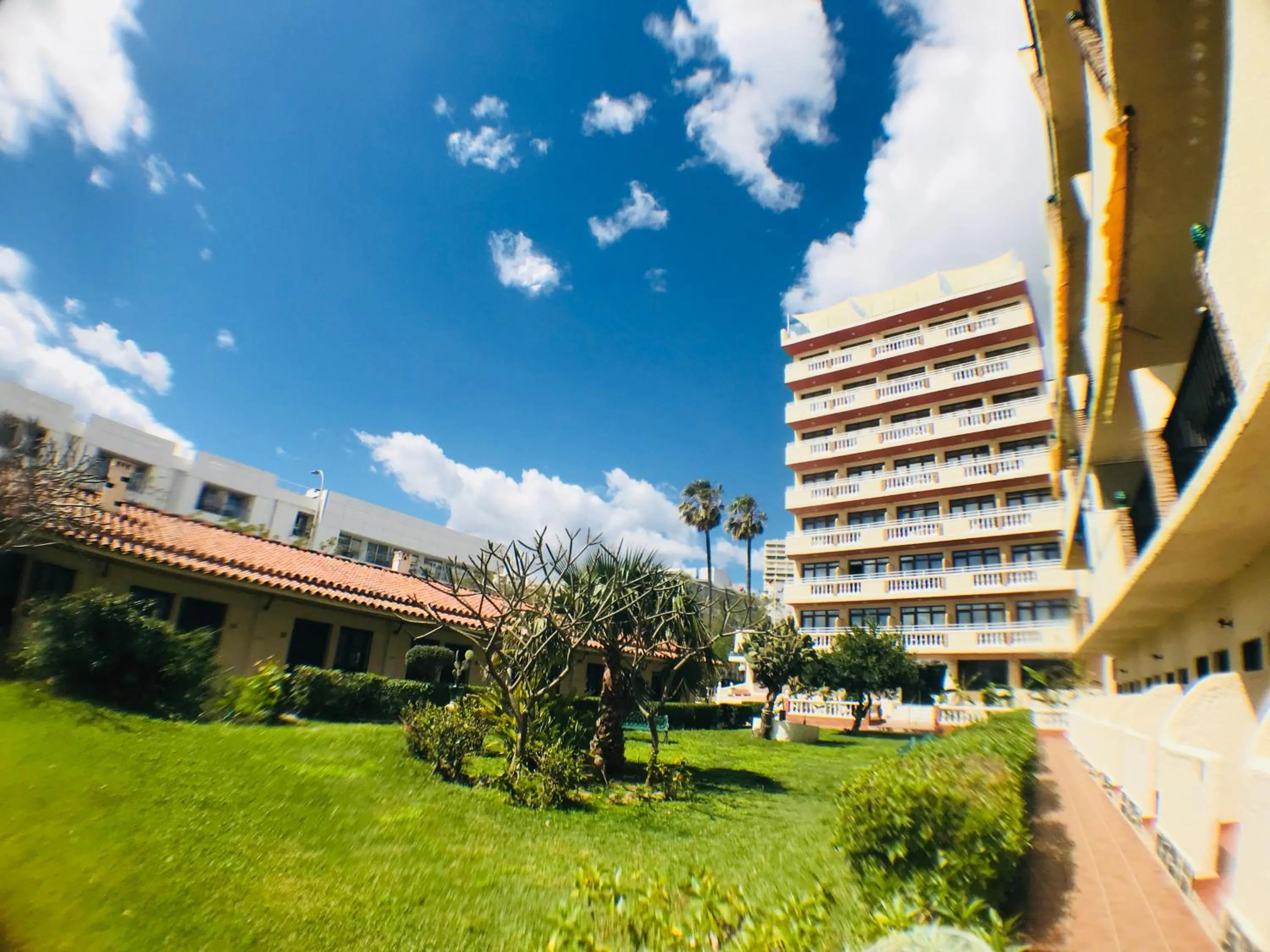 Facade/entrance in Hotel Los Jazmines