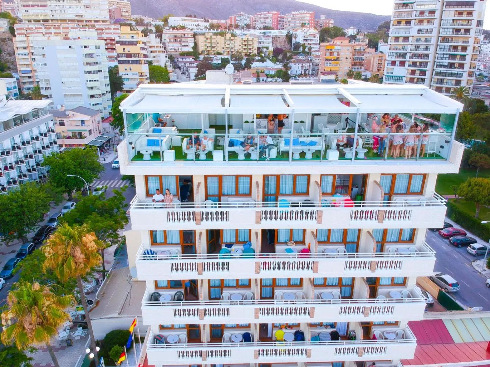 Facade/entrance in Hotel Los Jazmines
