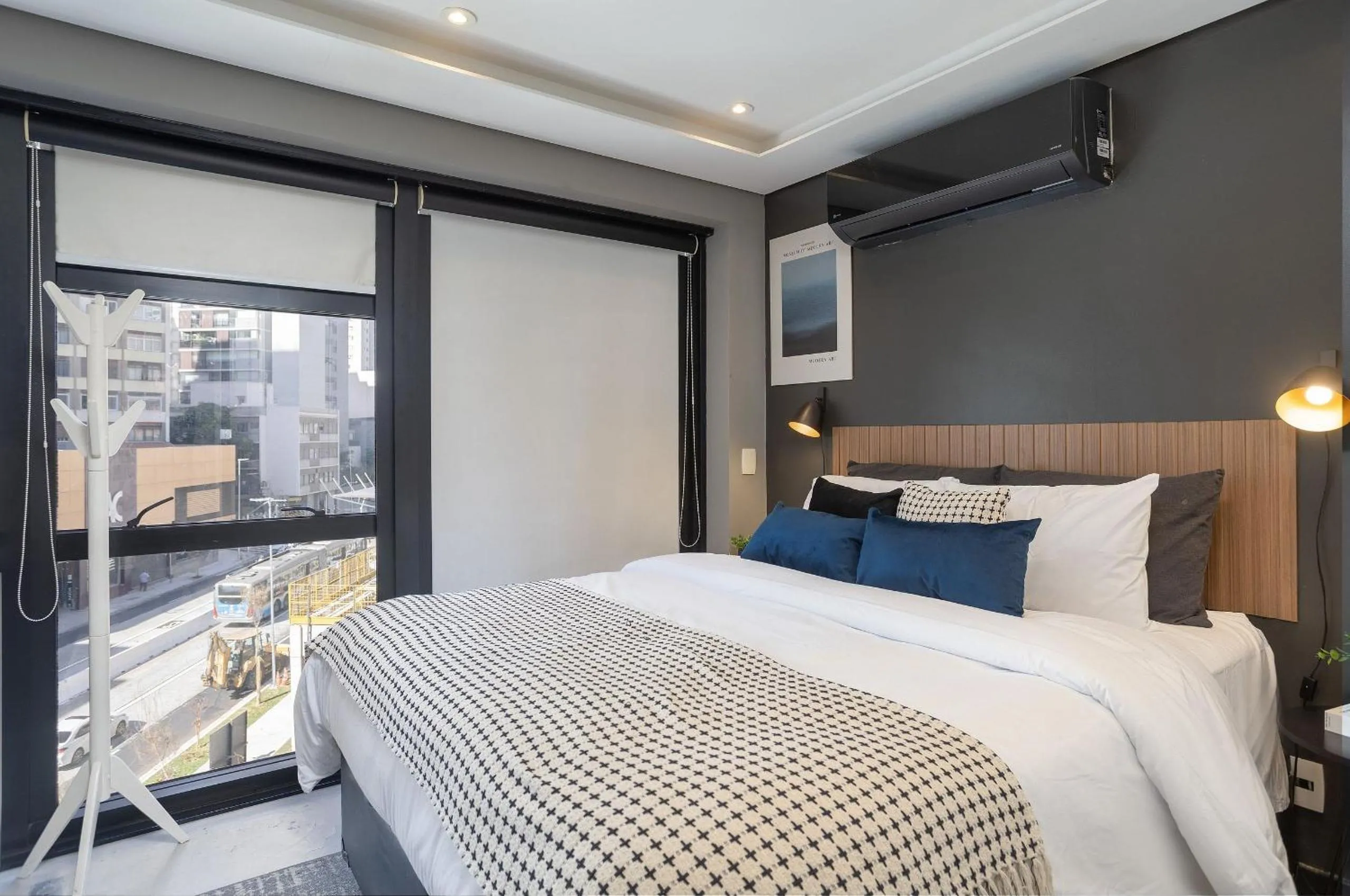 Bedroom, Bed in Urbano Duplex