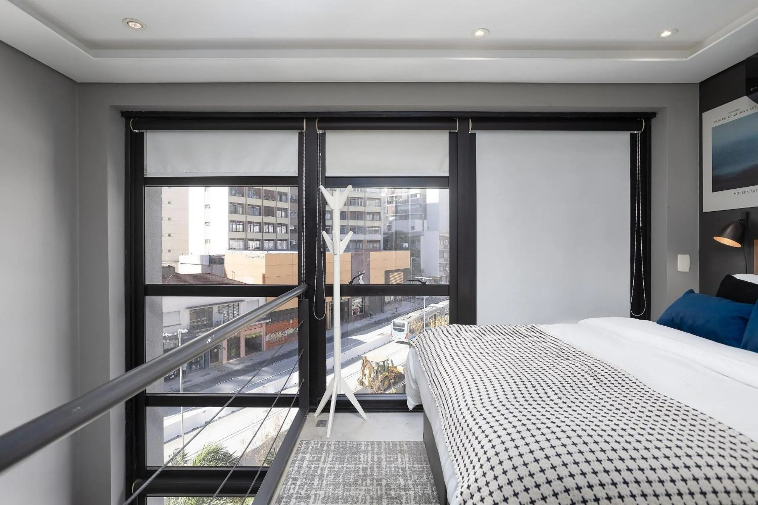 Bedroom, Bed in Urbano Duplex