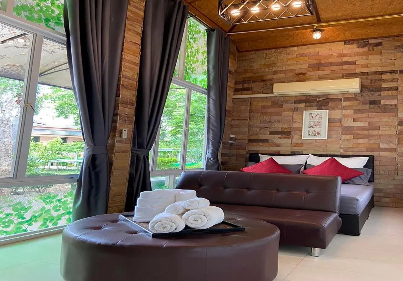 Bedroom in Phalaburi resort by dreamhouse