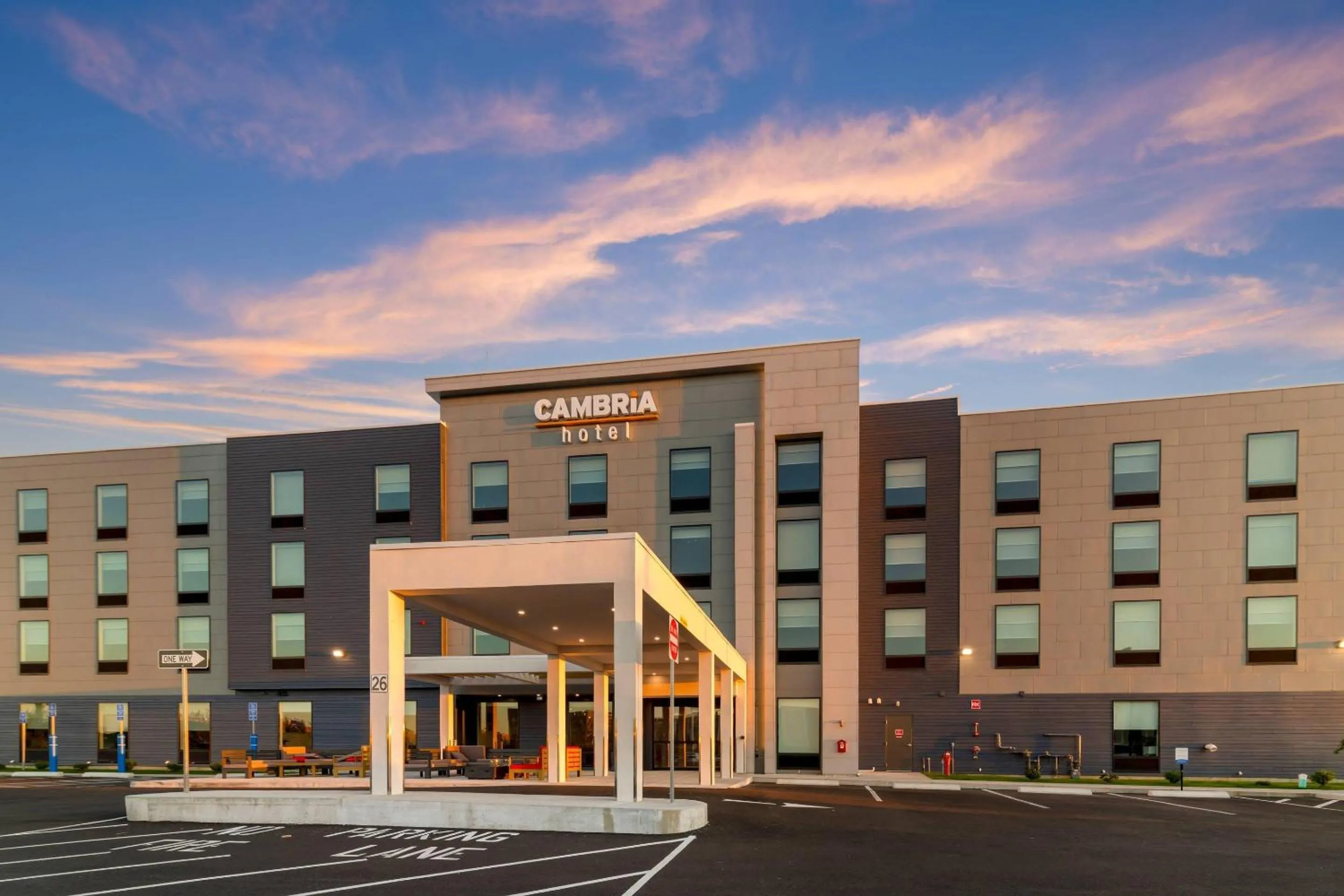 Property building in Cambria Hotel & Suites Plymouth
