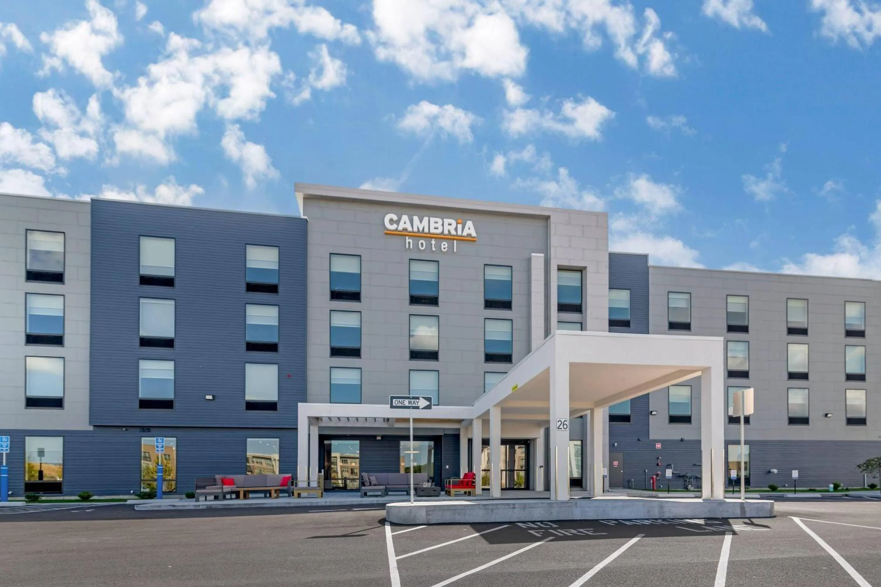 Property building in Cambria Hotel & Suites Plymouth