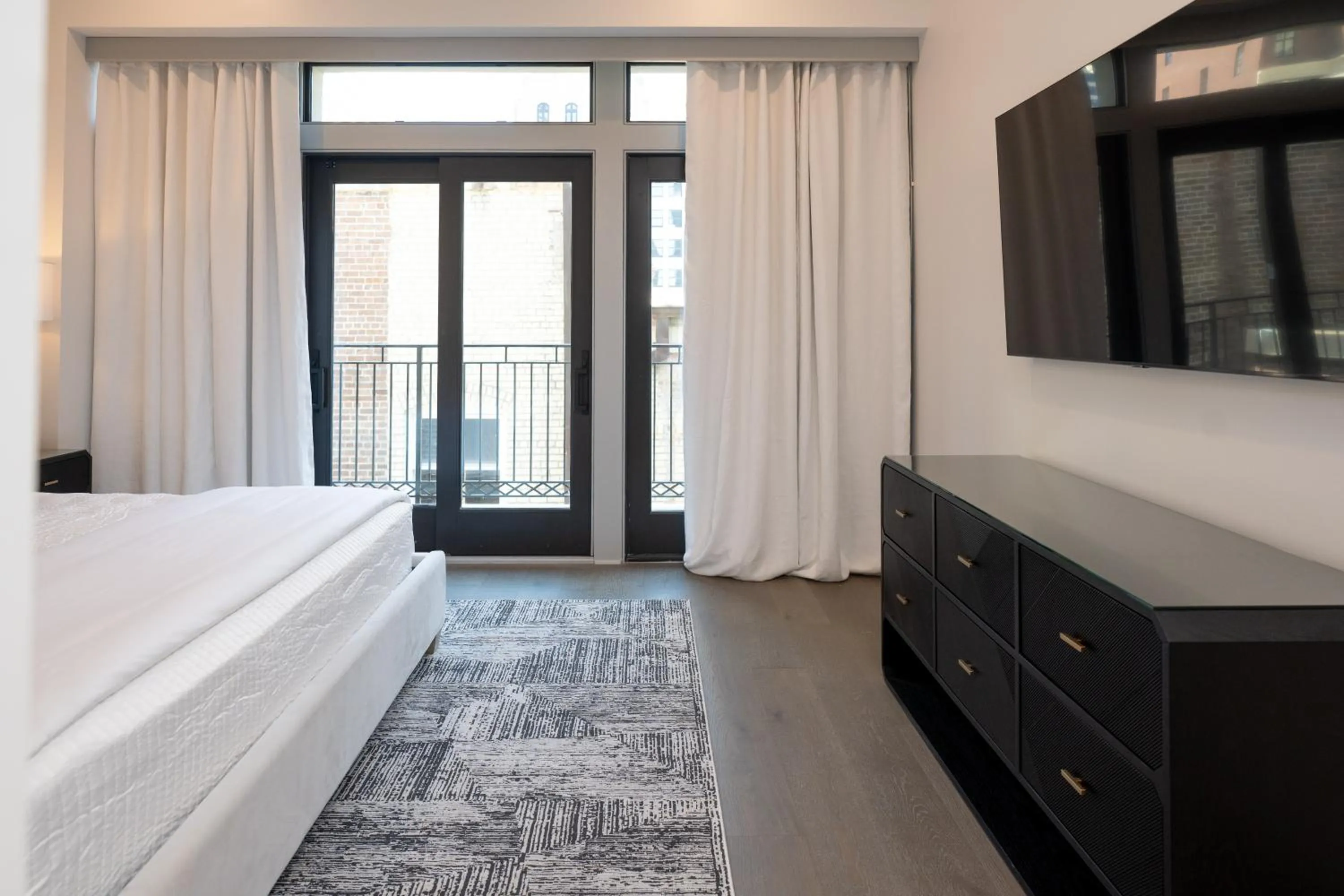 Bedroom, Bed in Harcol House