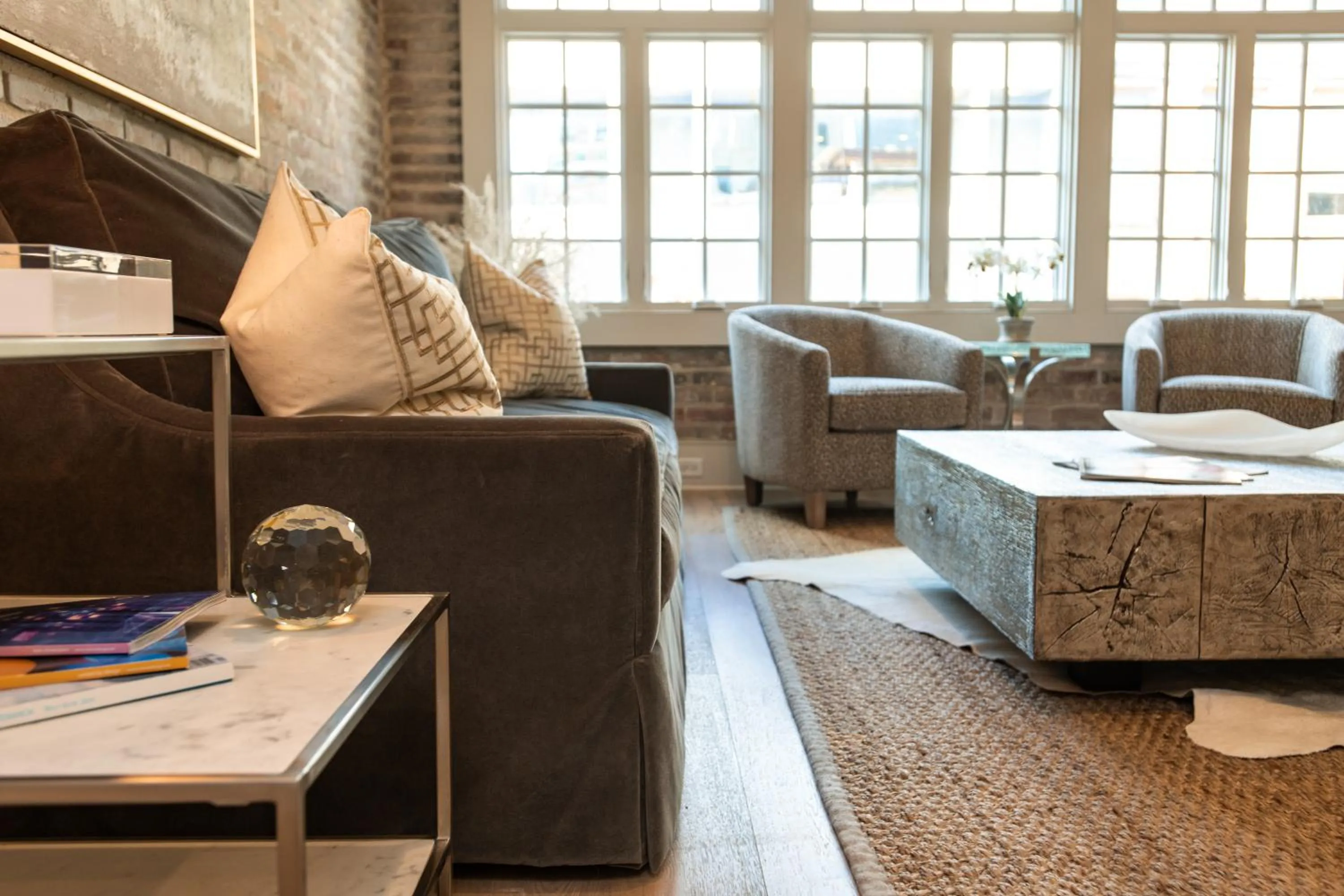 Living room in Harcol House