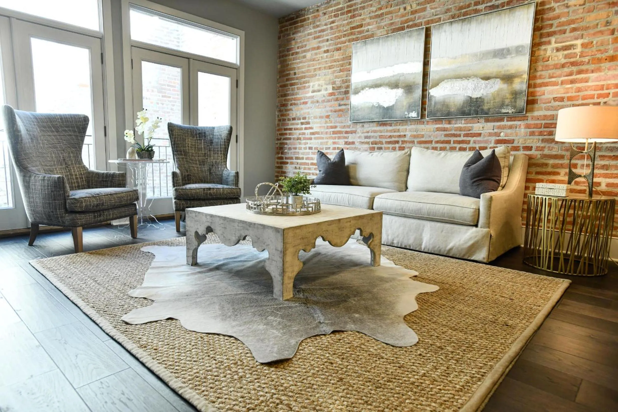 Living room in Harcol House