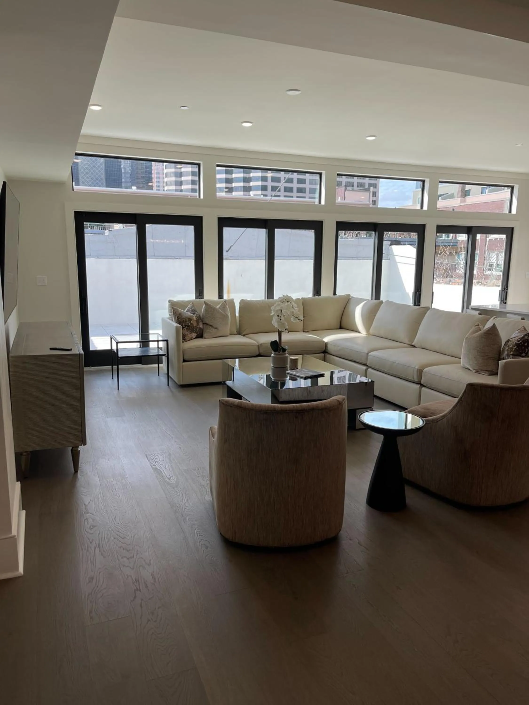 Living room in Harcol House