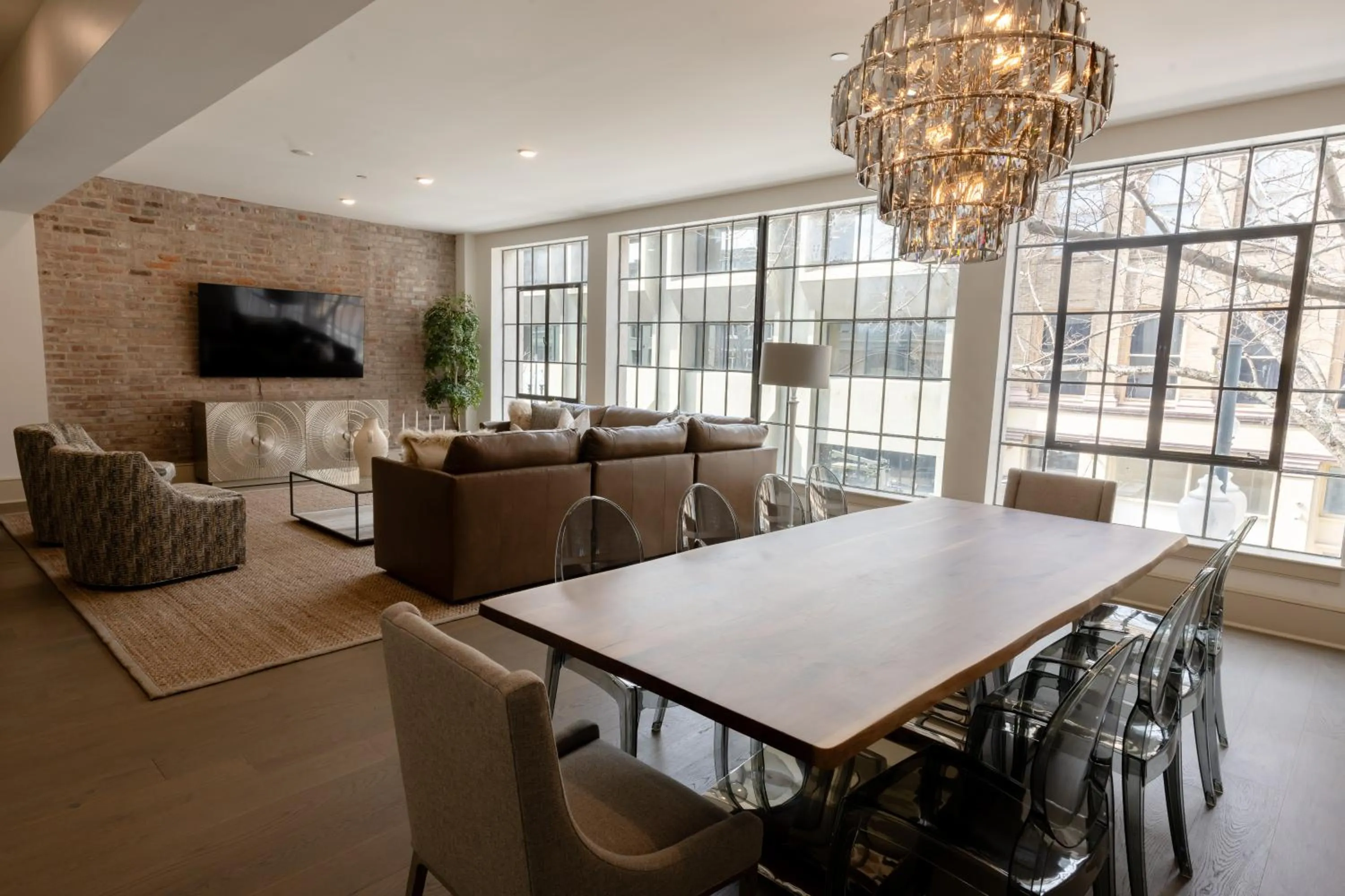 Living room in Harcol House