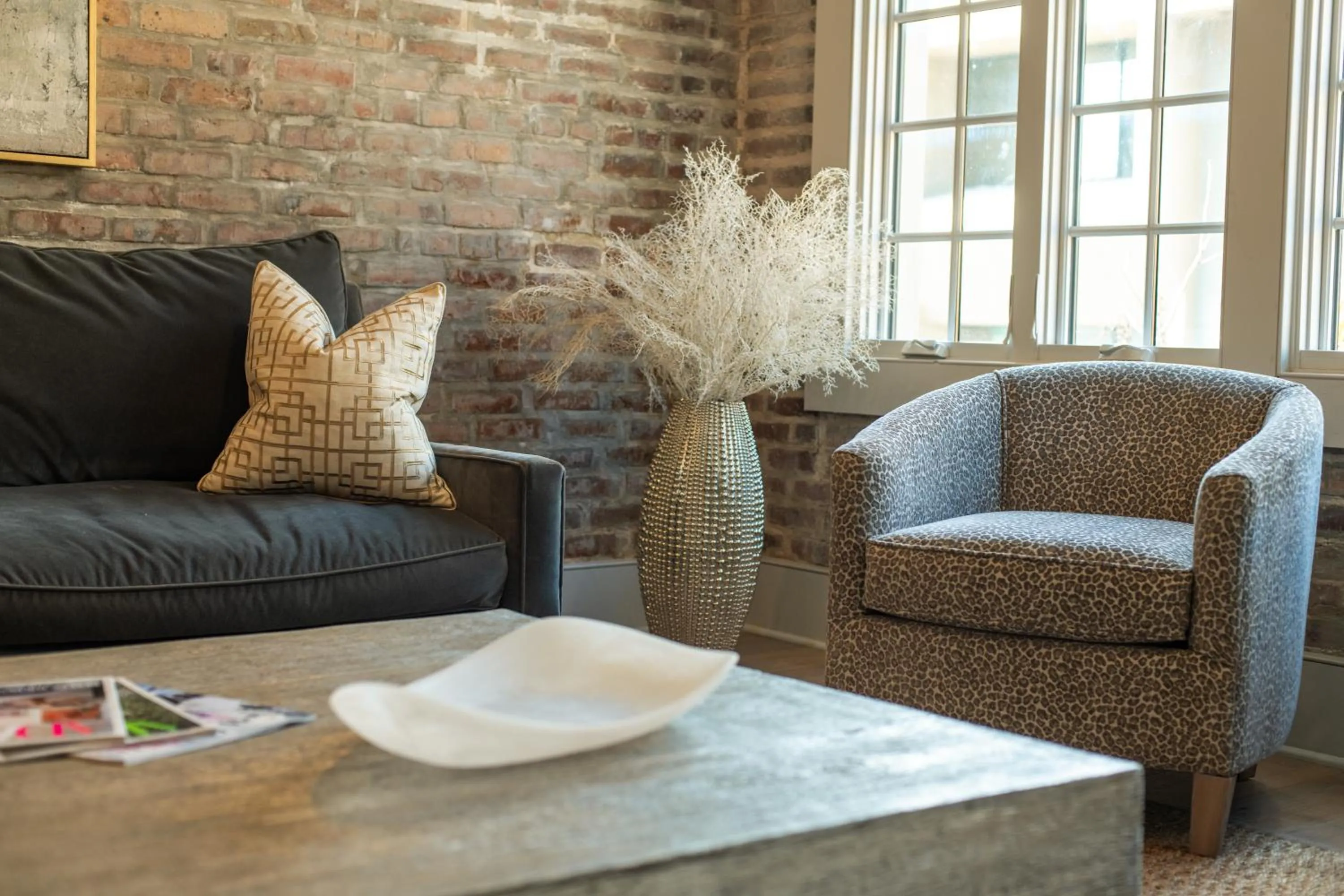 Living room in Harcol House