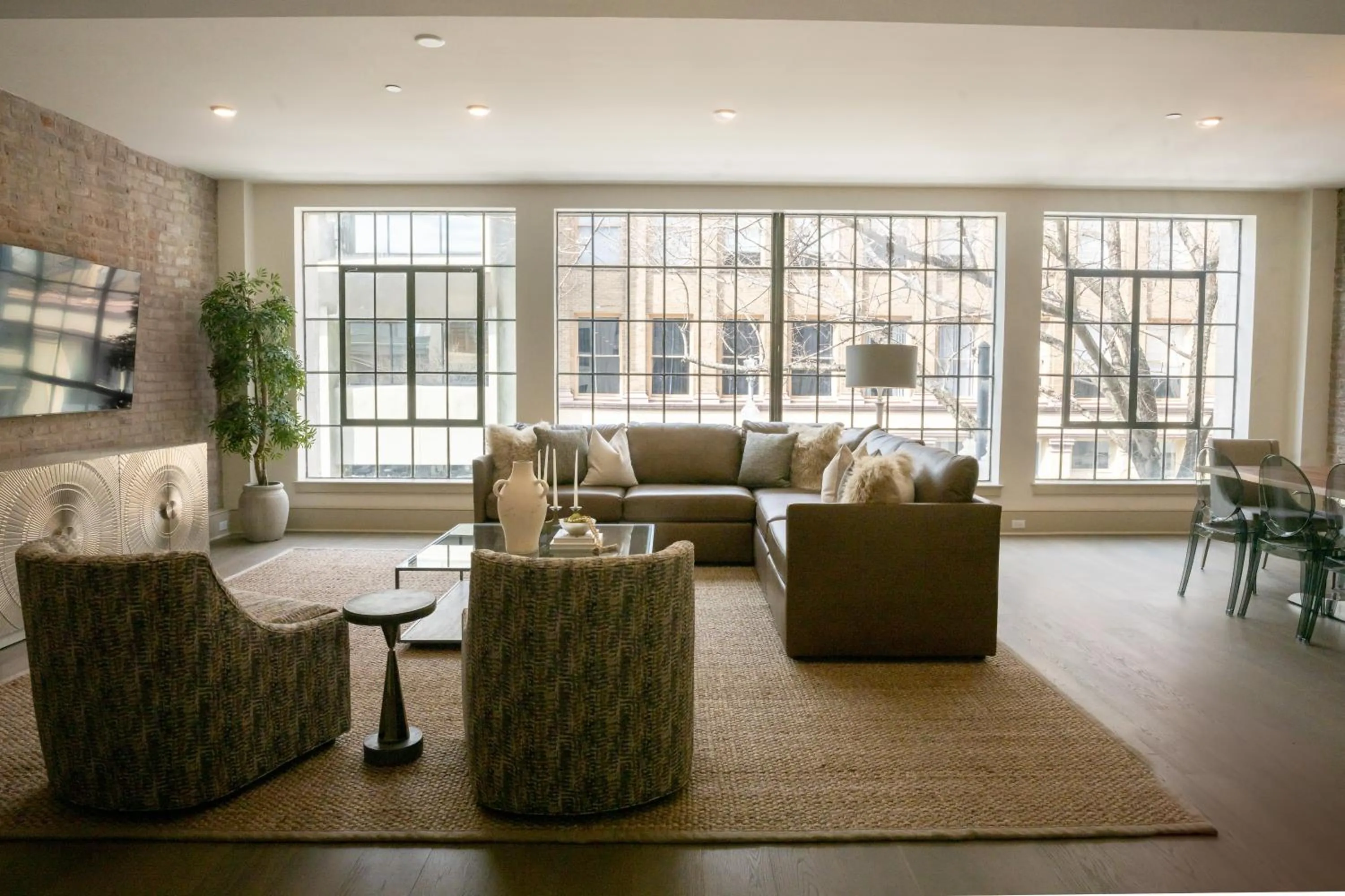 Living room in Harcol House