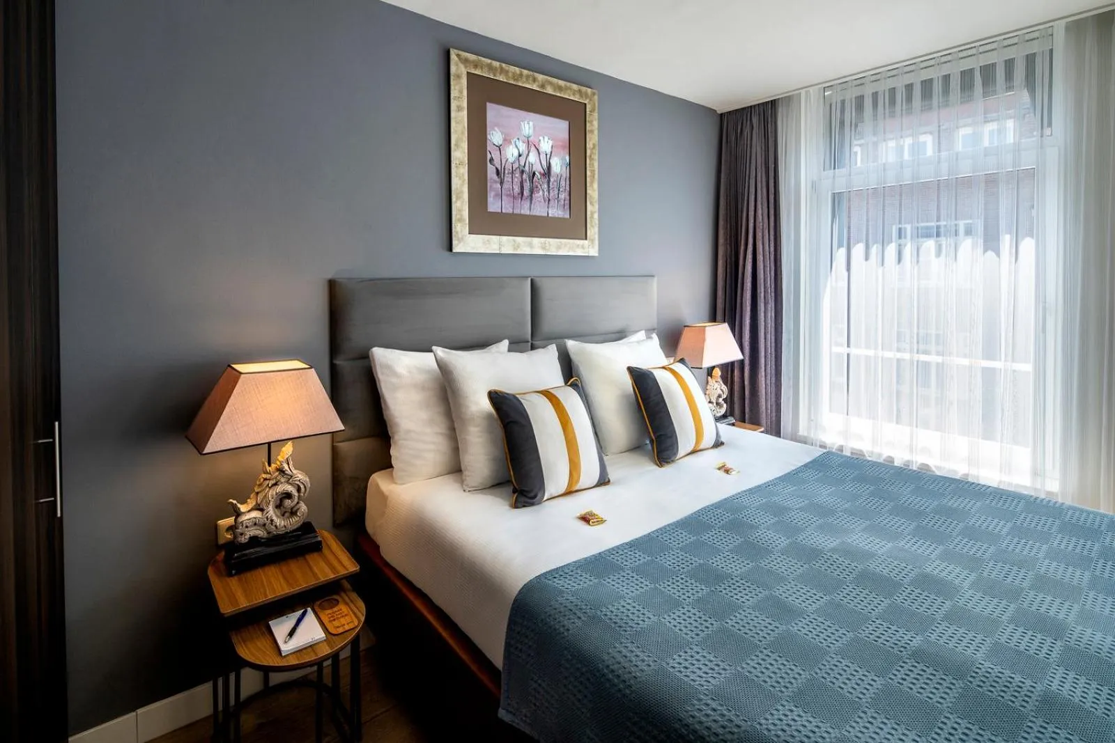 Bed in Jupiter Hotel