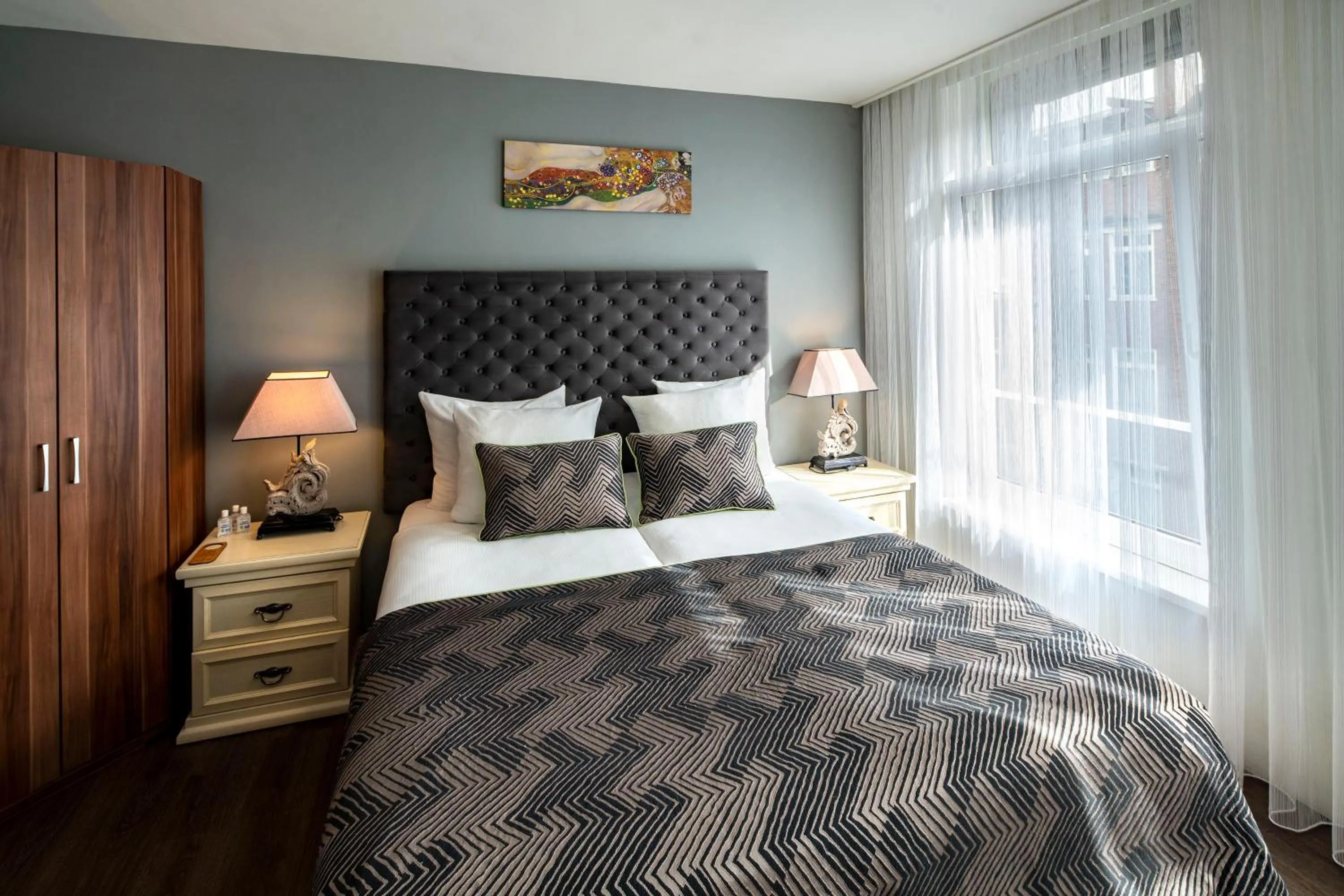 Bed in Jupiter Hotel