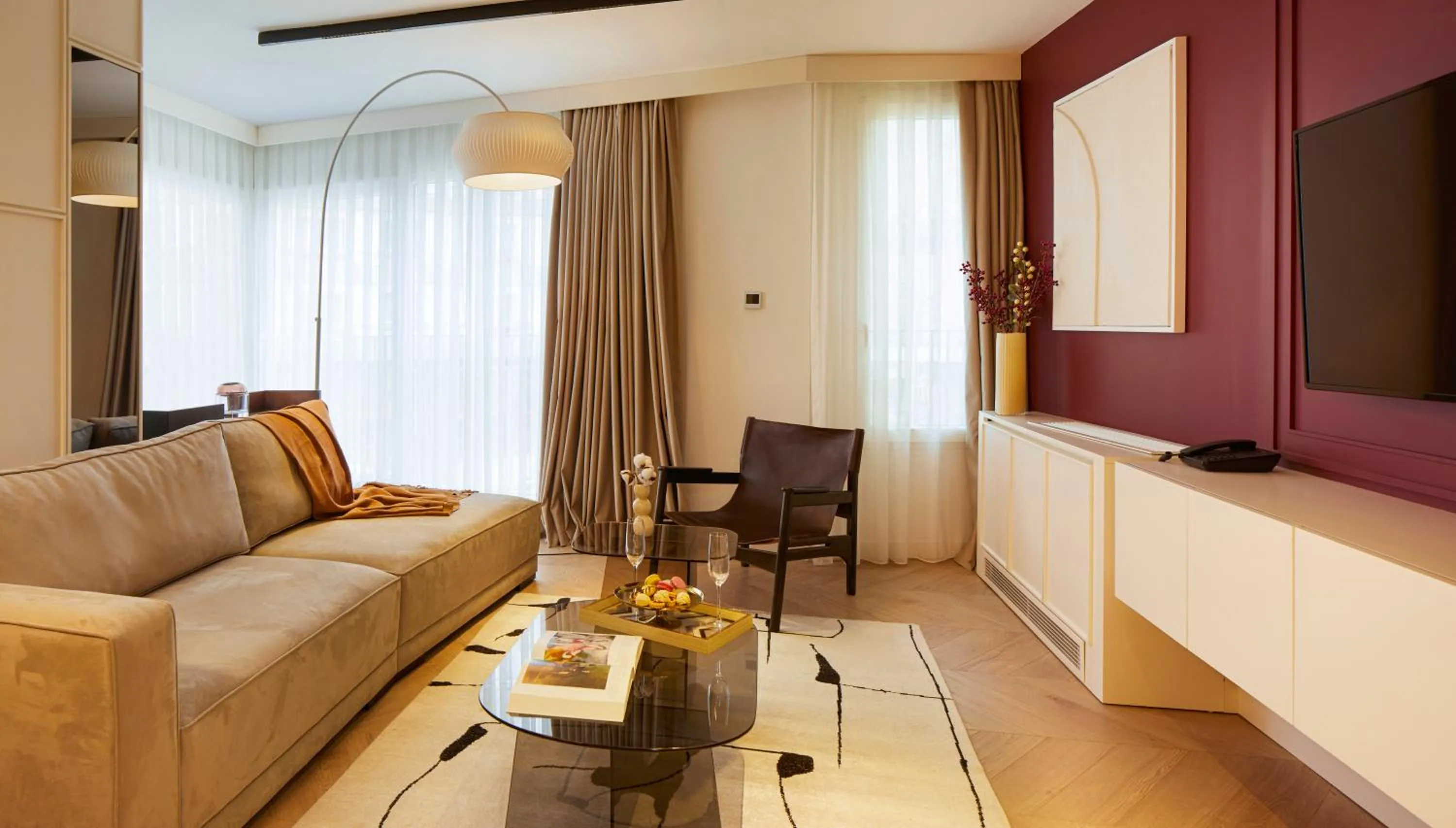 Seating area in G Residences Gayrettepe