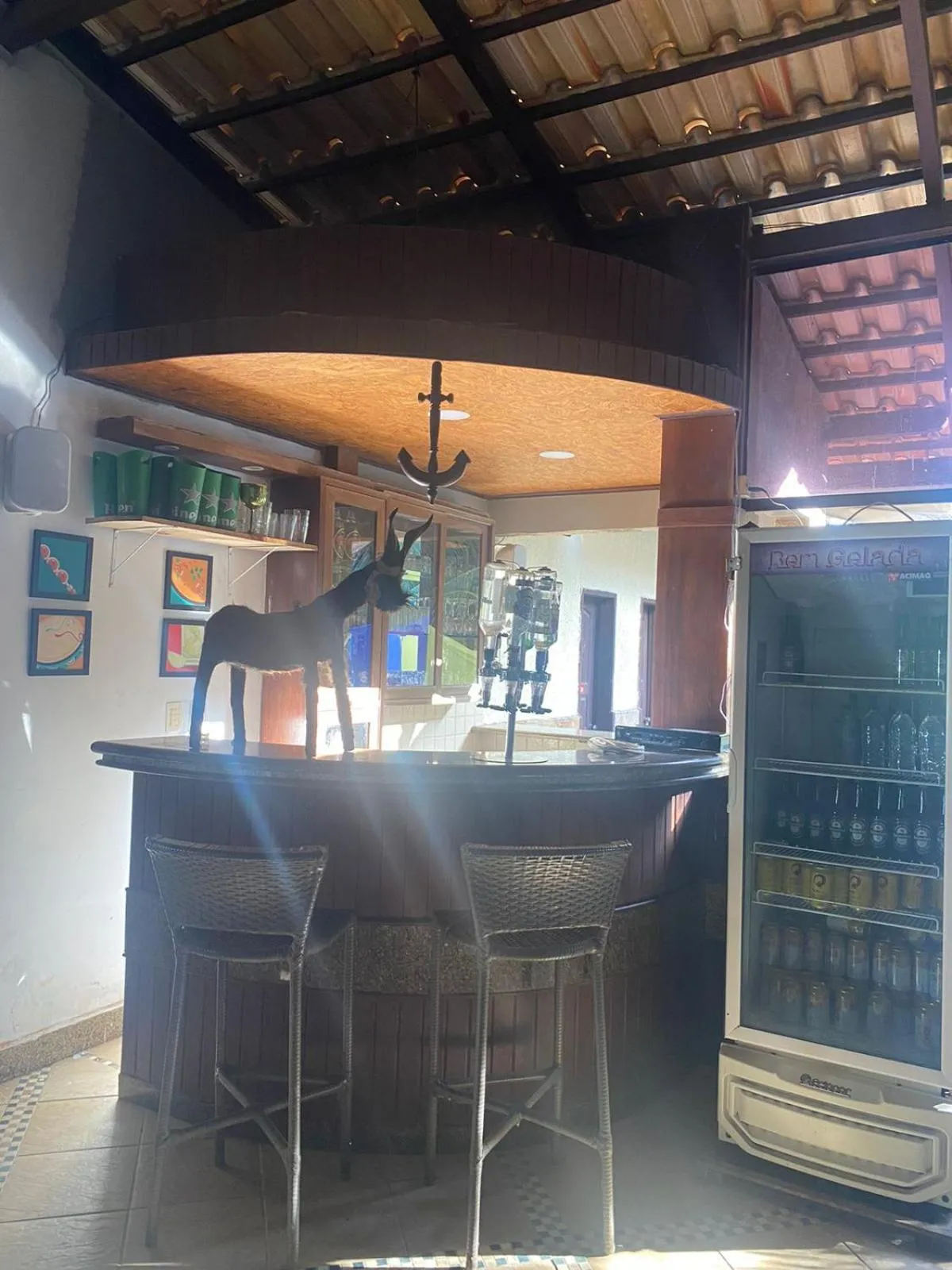 Dining area in Pousada Navegantes Beach