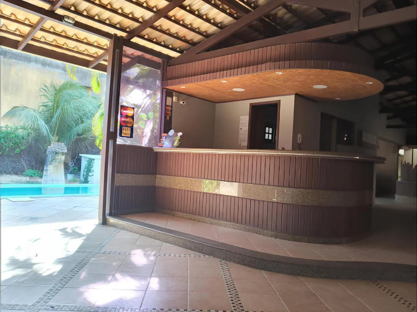 Pool view in Pousada Navegantes Beach