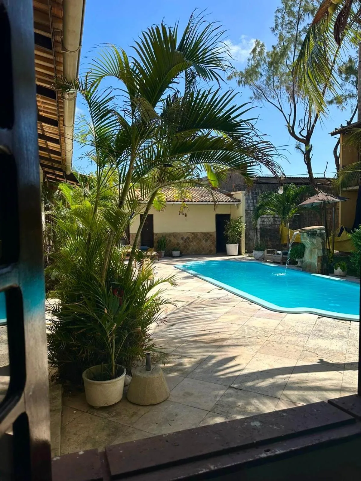 Pool view in Pousada Navegantes Beach