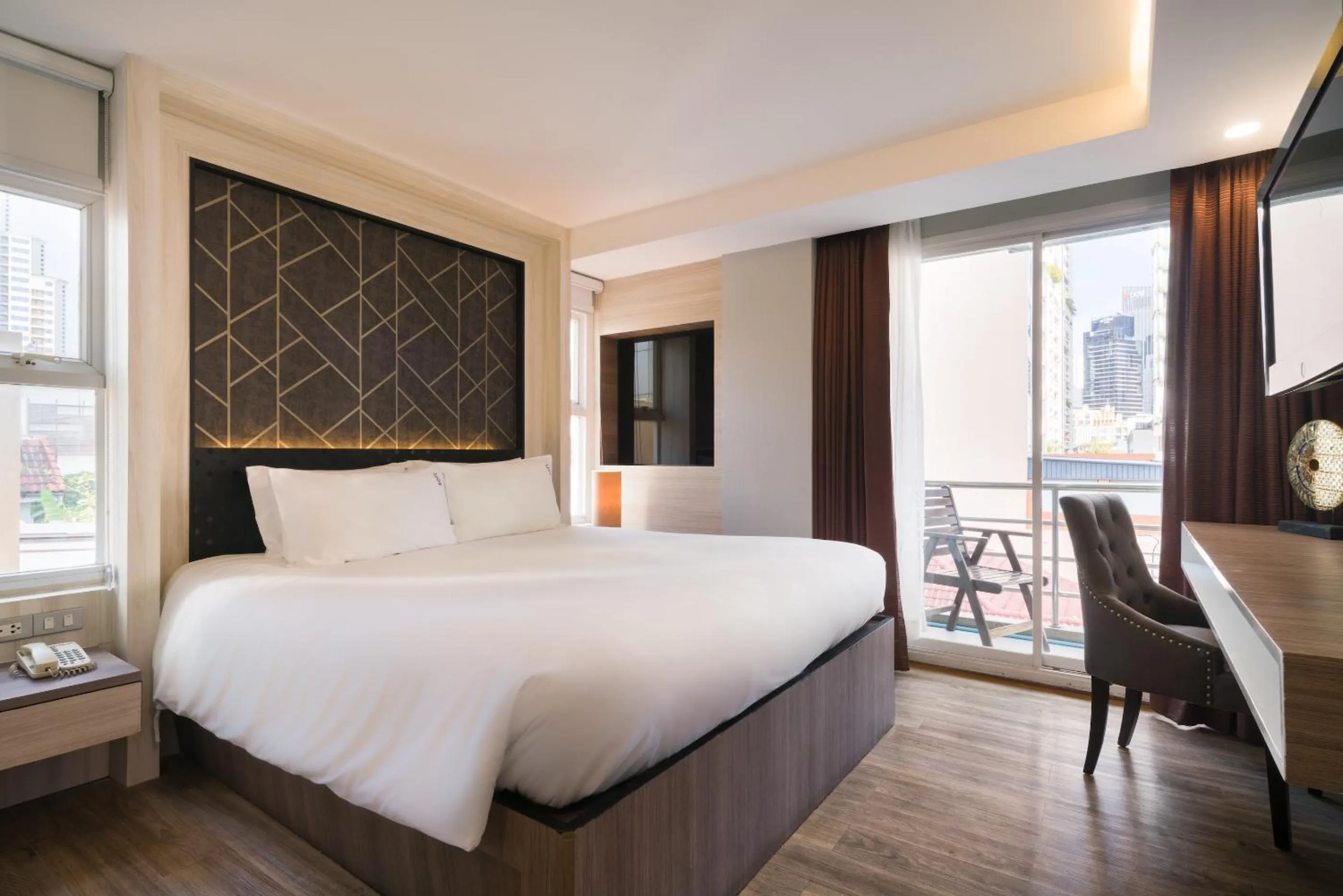Bed in Aspira Suites Sukhumvit 20