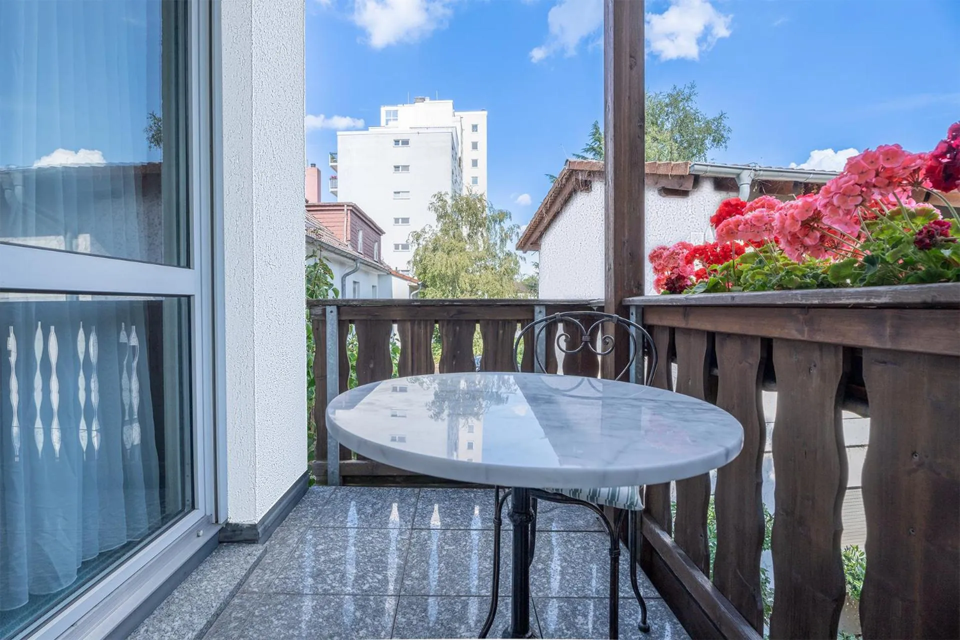 Patio in Hotel Sonne