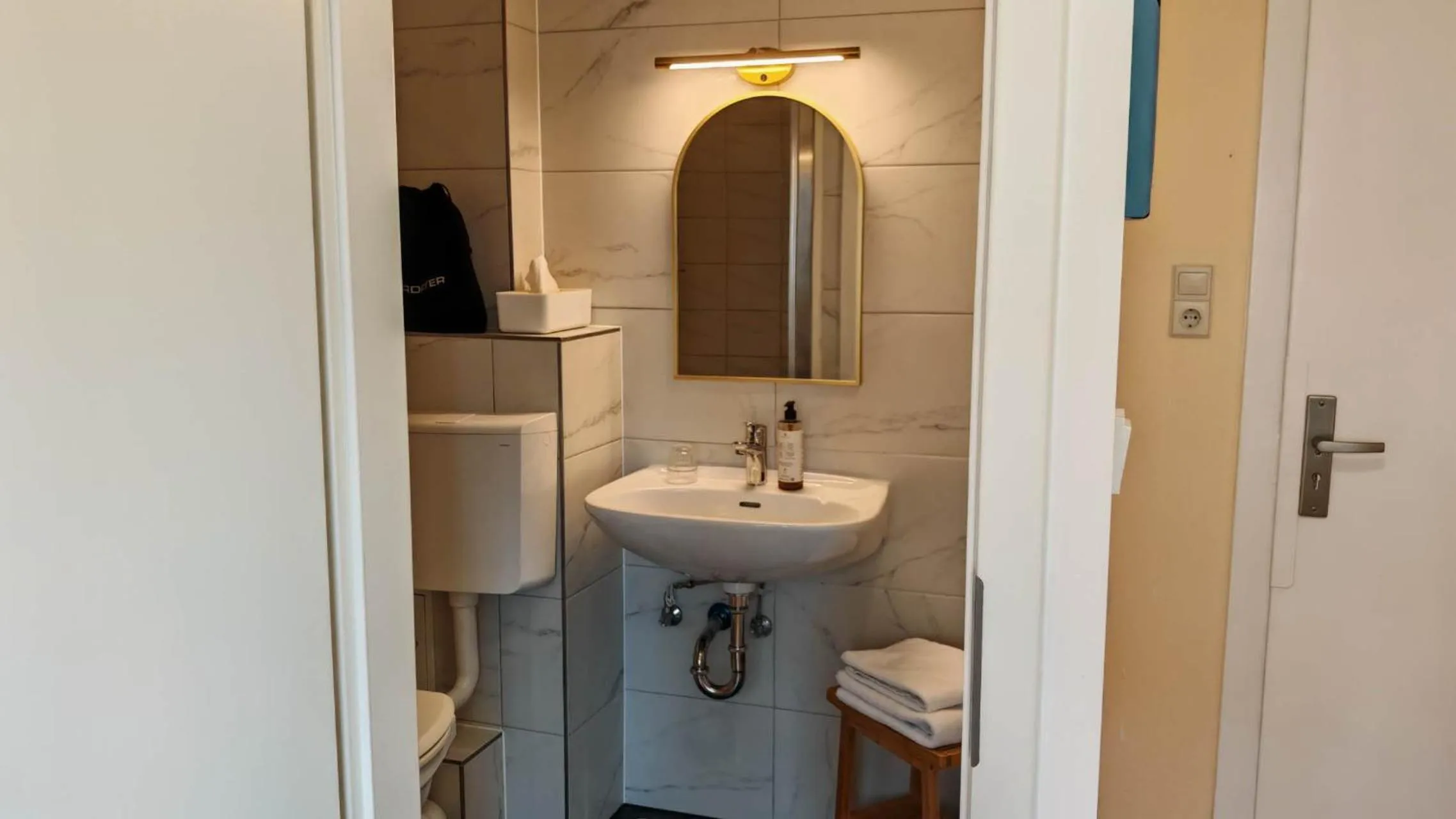 Bathroom in Hotel Sonne