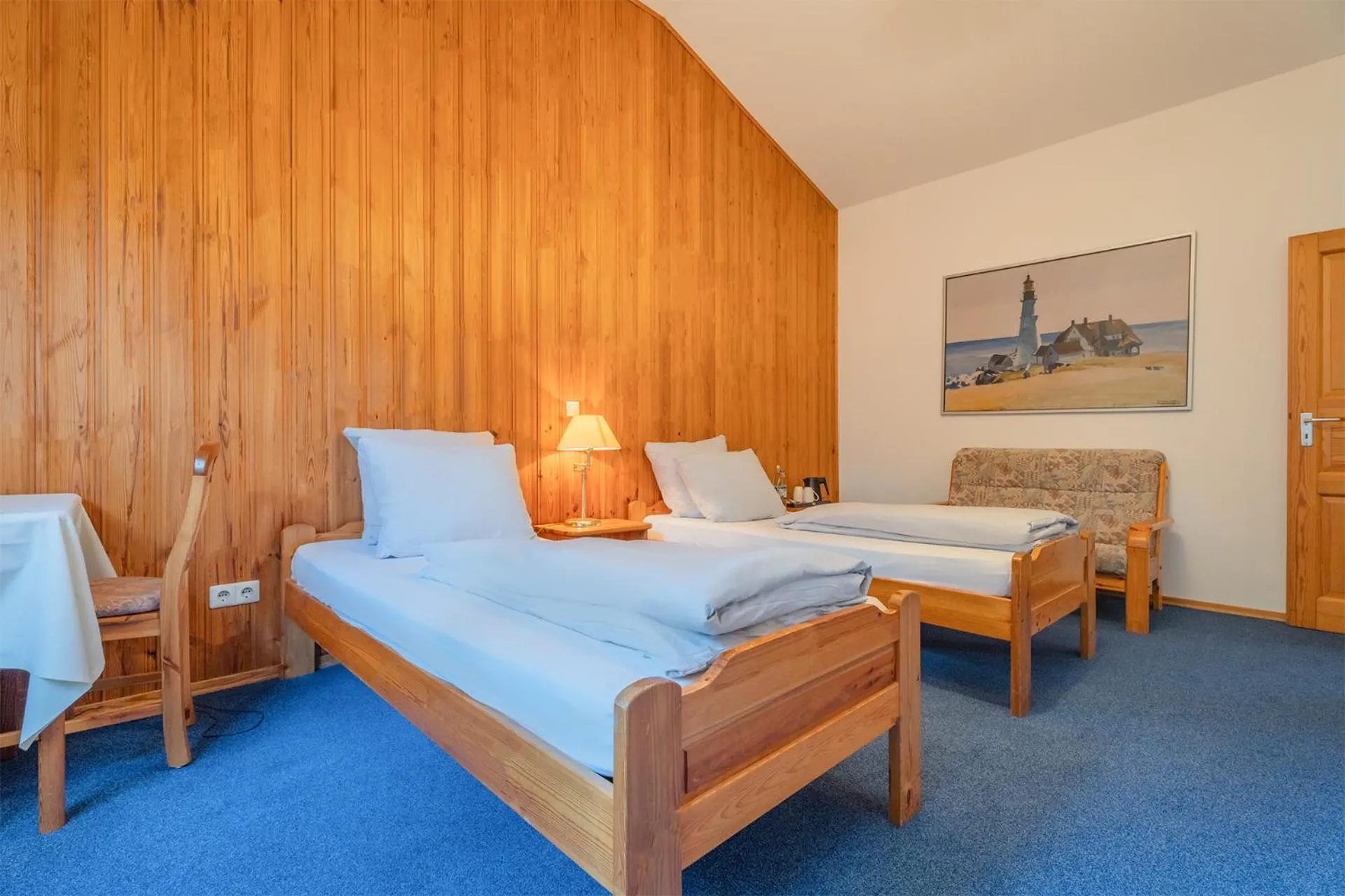 Bedroom, Bed in Hotel Sonne