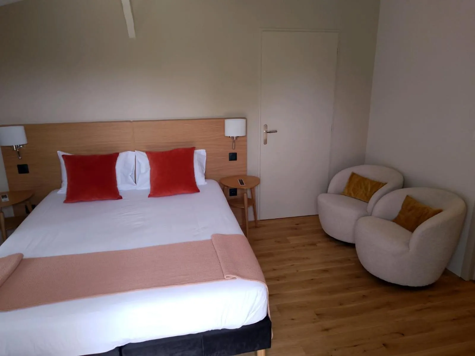Patio, Bed in Domaine de l'Ecorcerie
