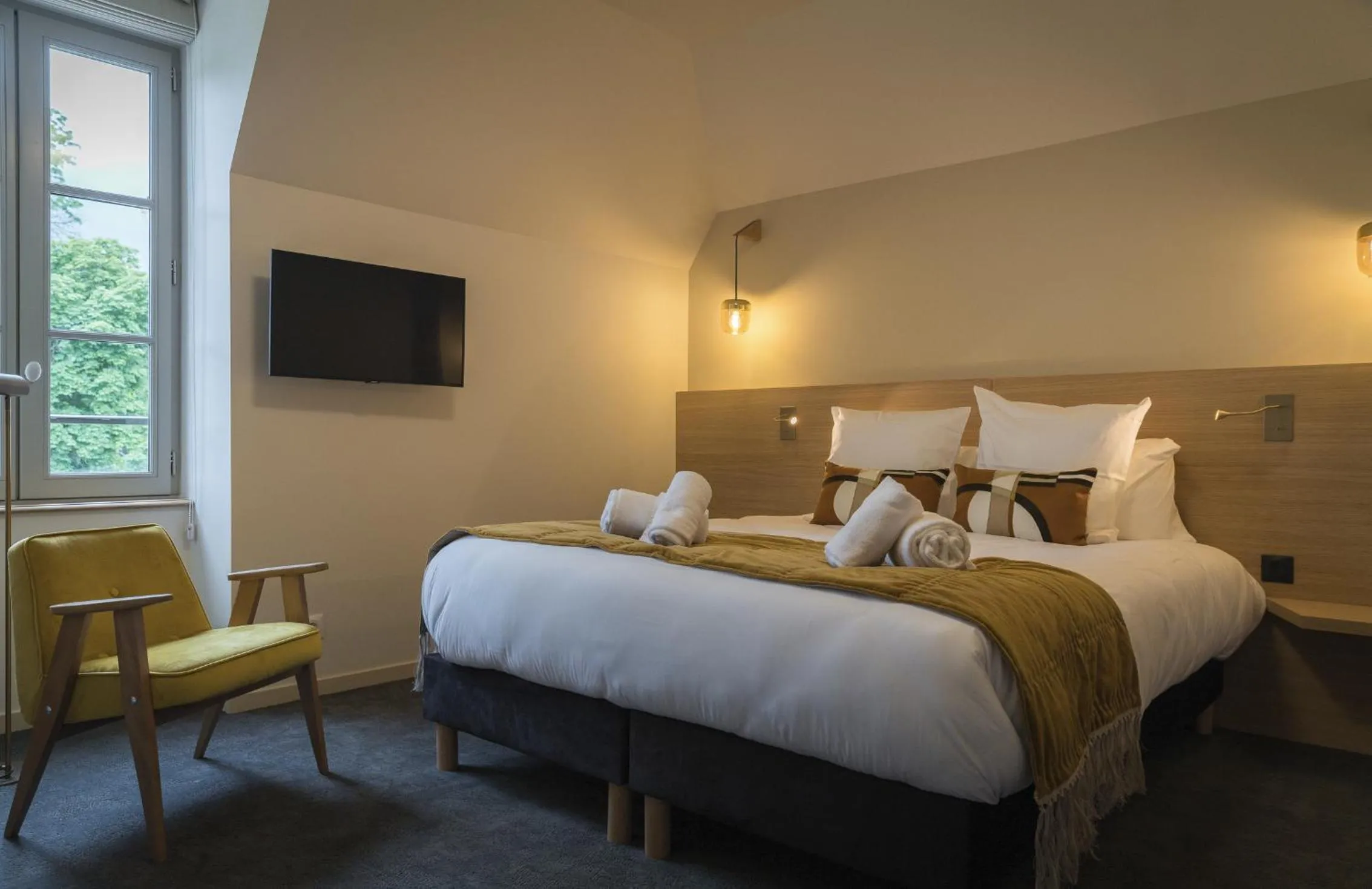 Bed in Domaine de l'Ecorcerie