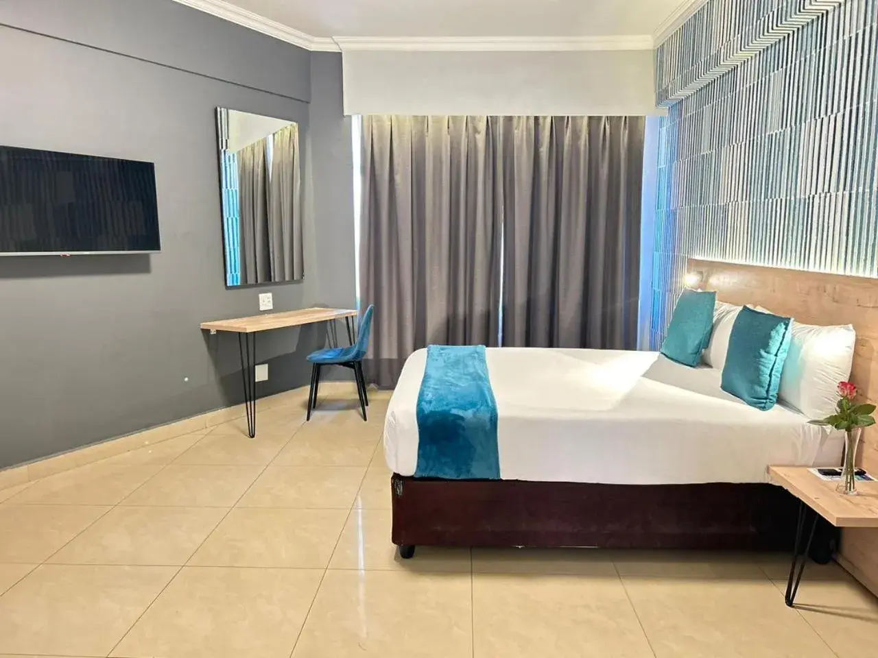 Bedroom, Bed in Bayside Self Catering and Hotel 14 Monty Naicker Pinestreet Durban Bedroom, Bed in Bayside Self Catering and Hotel 14 Monty Naicker Pinestreet Durban